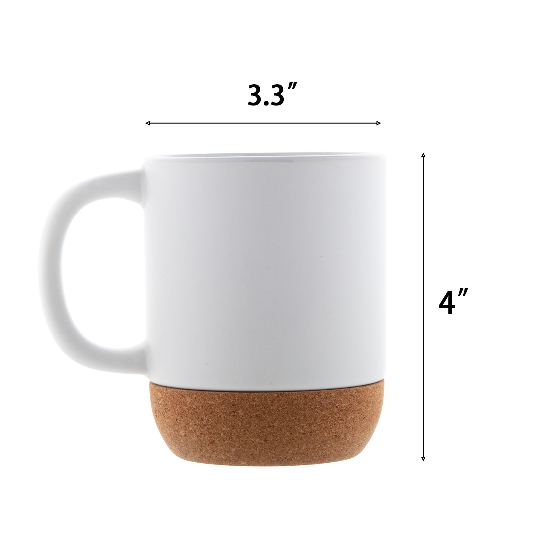 12 Oz Travel Matte Black Coffee Cup Ceramic Mug 2