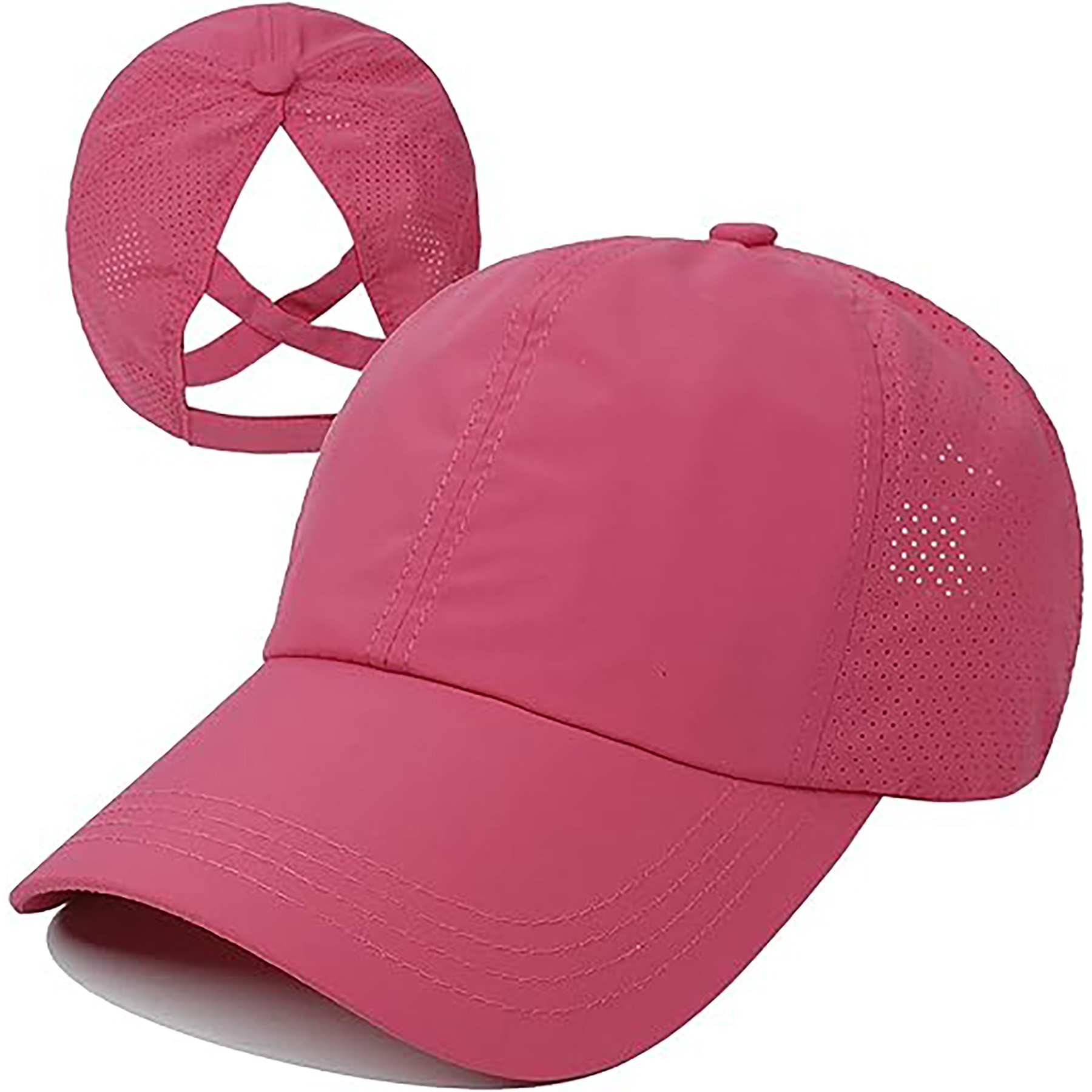 Criss Cross Ponytail Baseball Cap 1