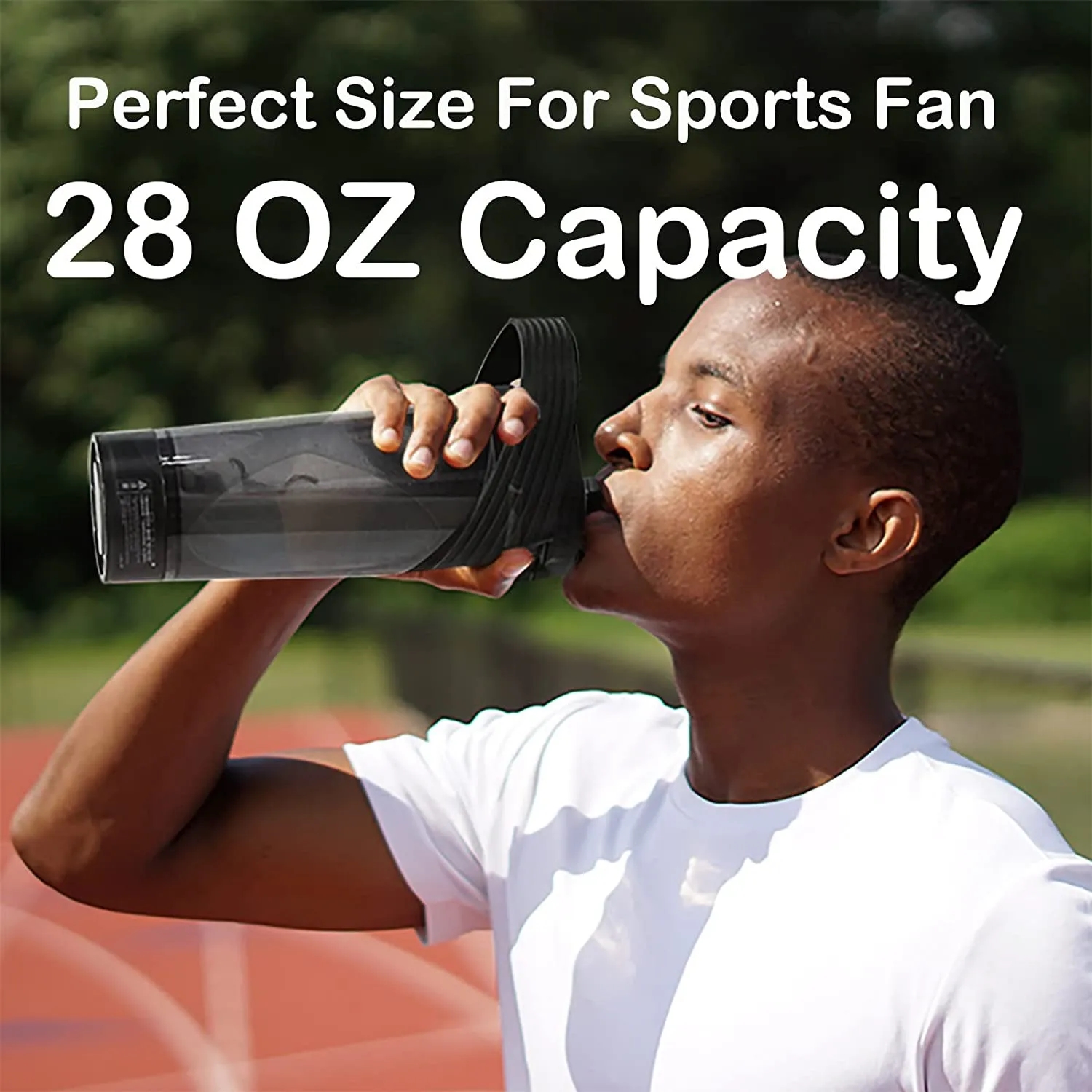 28oz Electric Shaker Bottle With Slicone Handle 5
