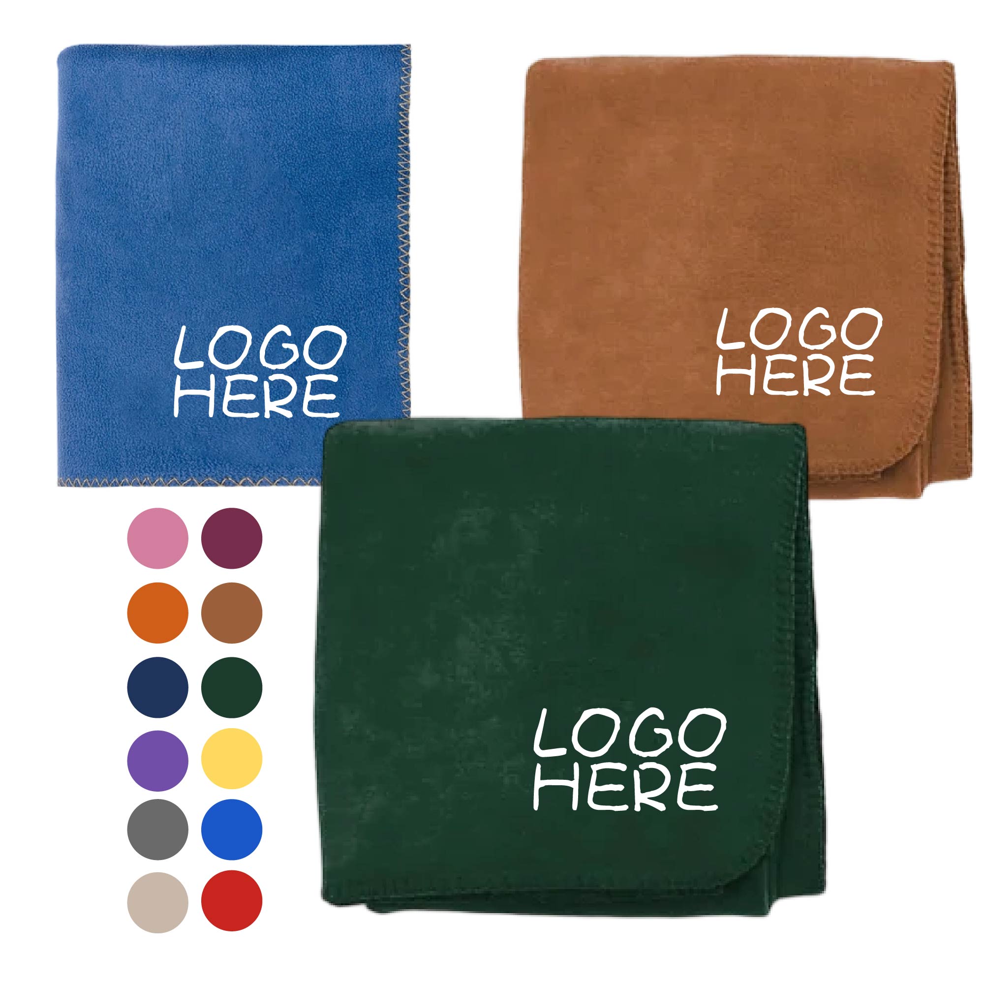 Fleece Hemmed Blanket 1