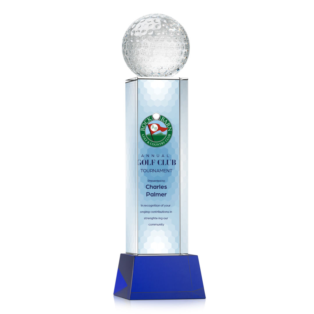 Golf Ball VividPrint™ Award on Belcroft - Blue 5