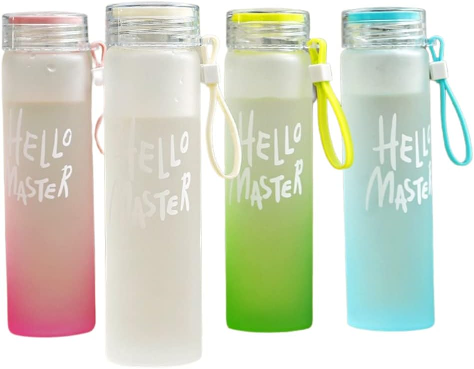 Clear Glass Water Bottle 2