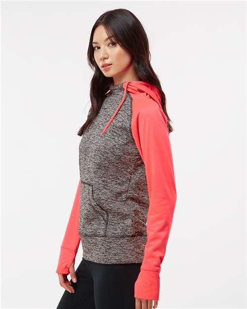 Women's Colorblocked Cosmic Fleece Hooded Sweatshirt - 8618 7