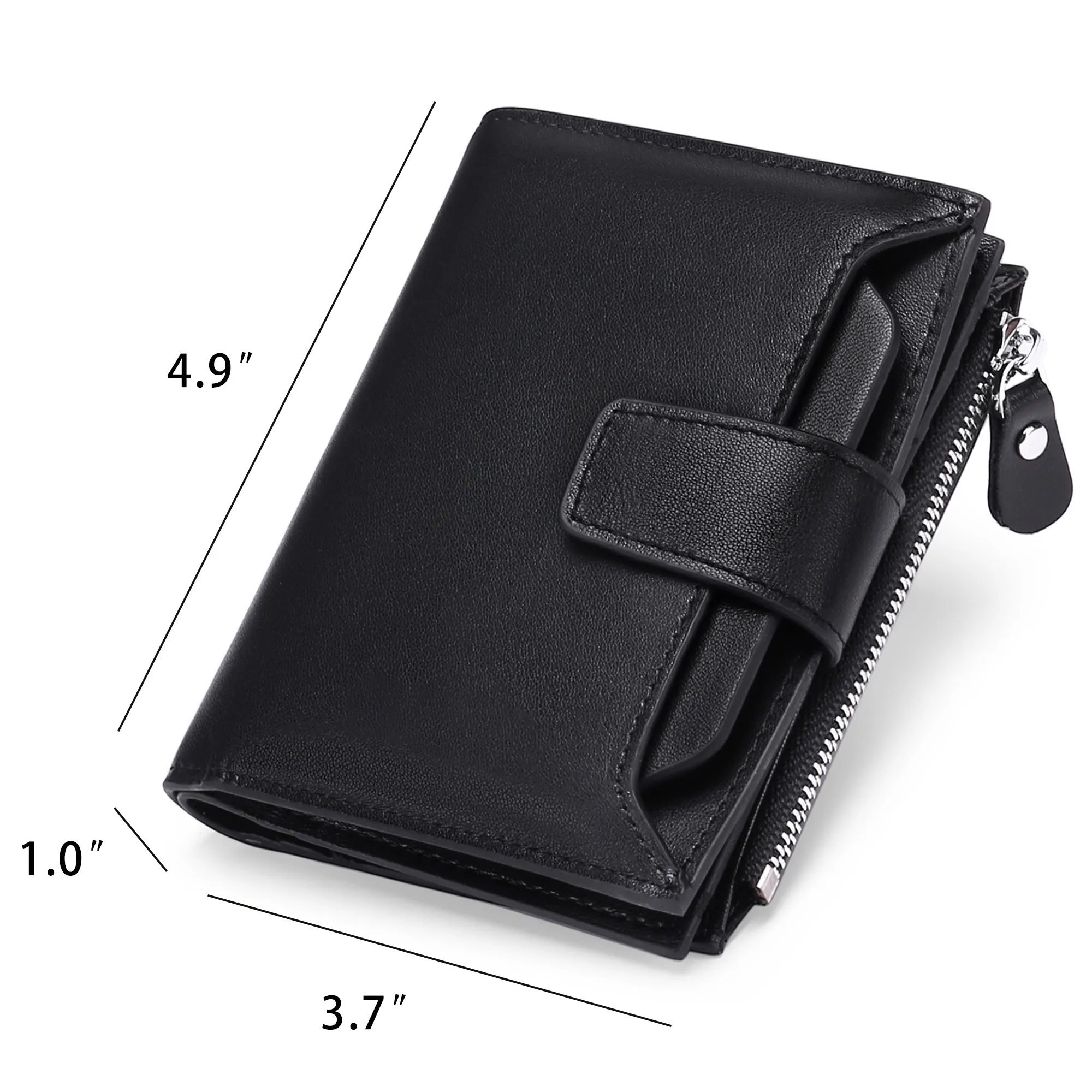 Cowhide Simple Wallet 4