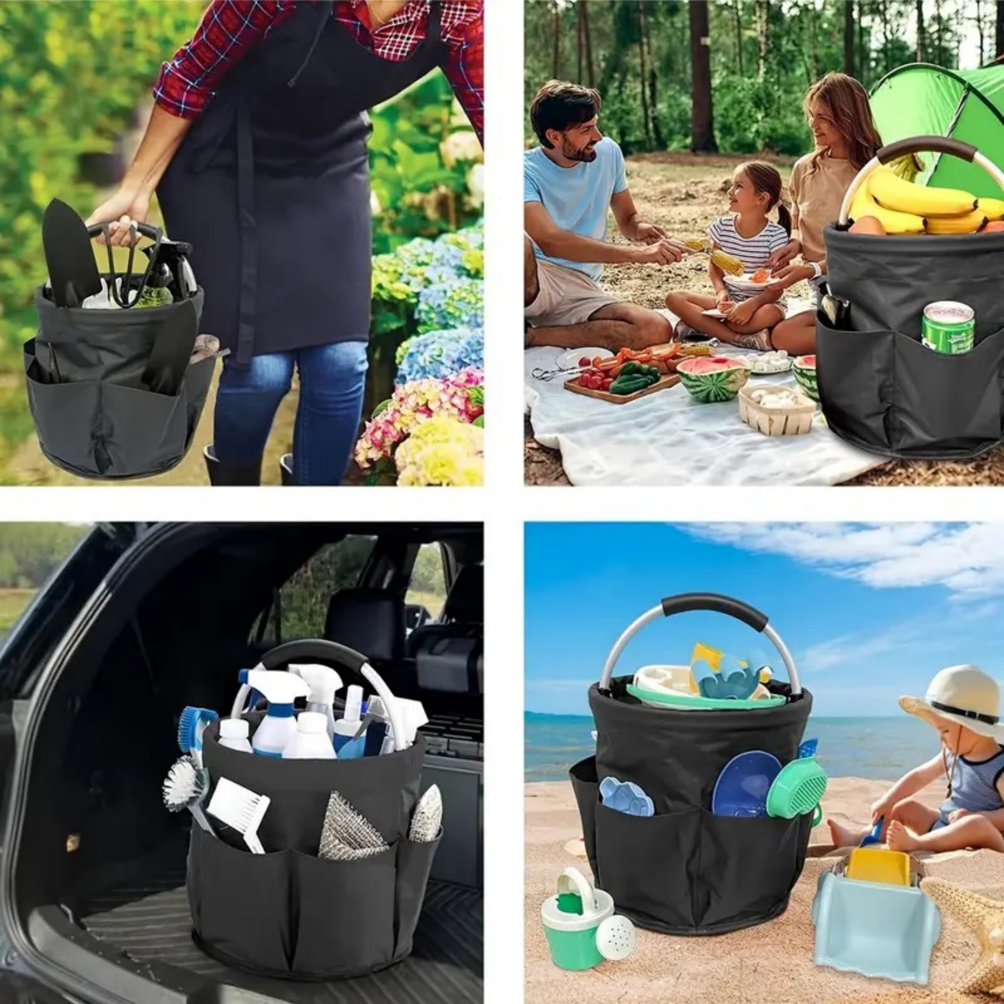 Multifunctional Folding Basket With Handles 4