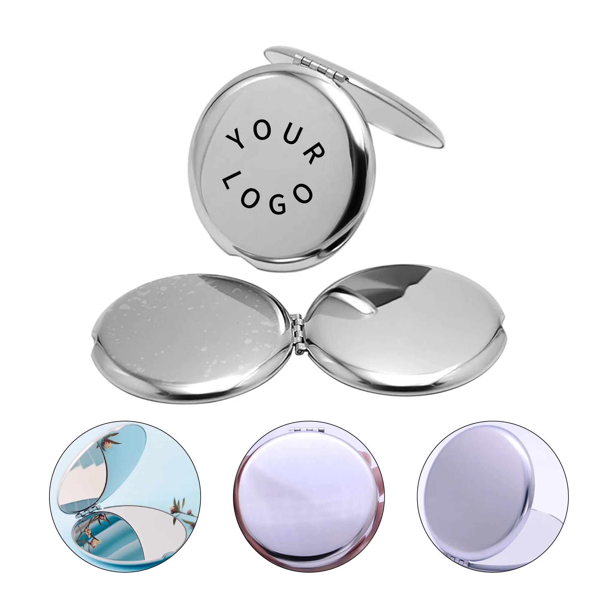Compact Mirror Metal Folding 2