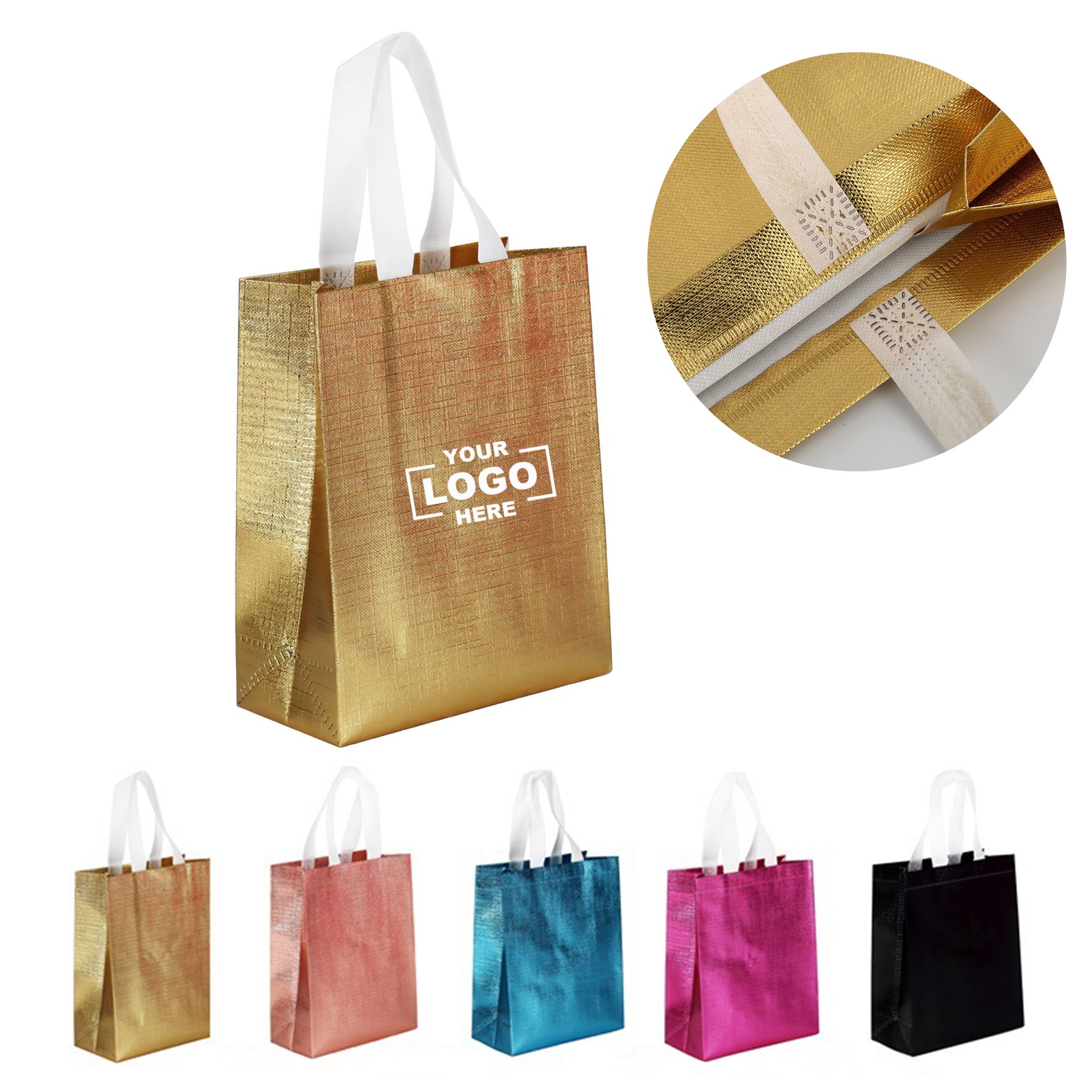 Reusable Non-woven Tote Bag with Waterproof Coating