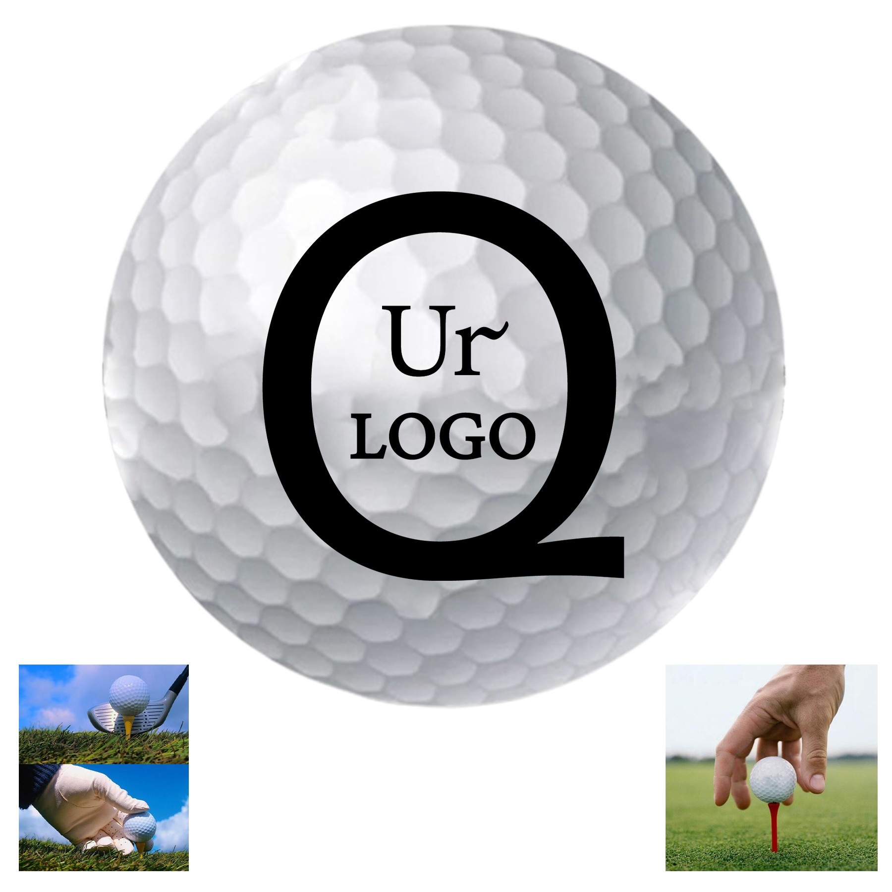 2-Layer Construction White Golf Ball
