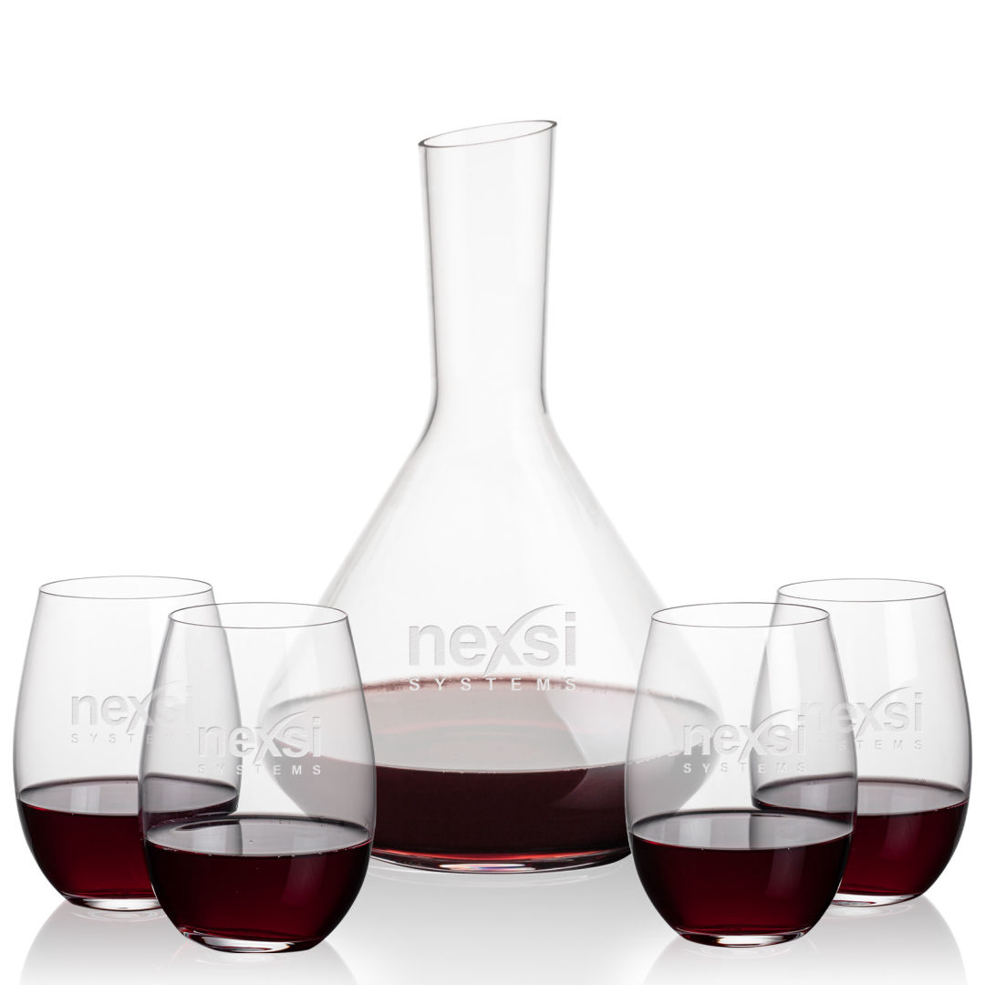 Terrassa Carafe & Laurent Stemless Wine 7