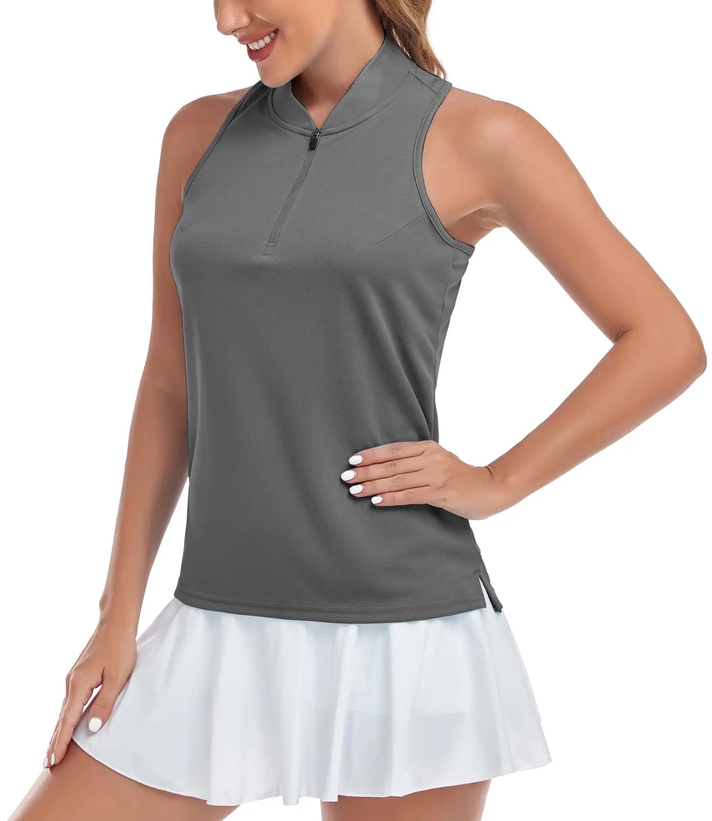 Women's Sleeveless Golf Polo Shirt 3