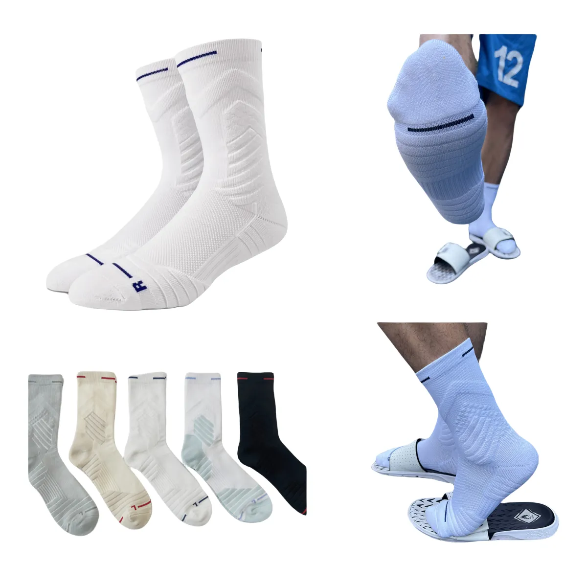 Athletic Cushioned Crew Socks 3