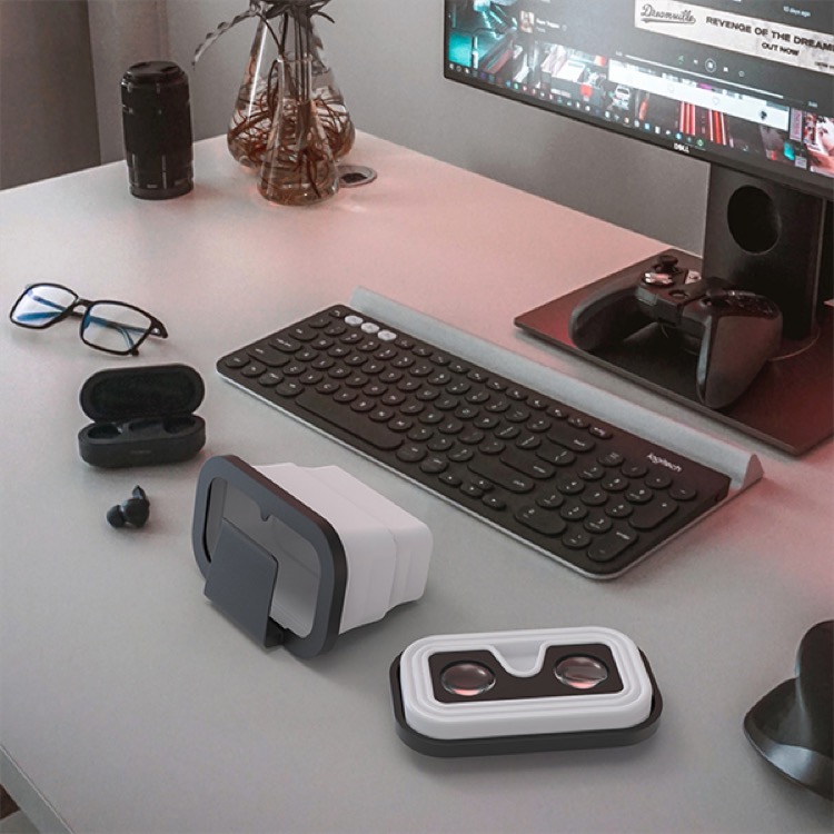 Retractable Virtual Reality Glasses w/Gift Box 11