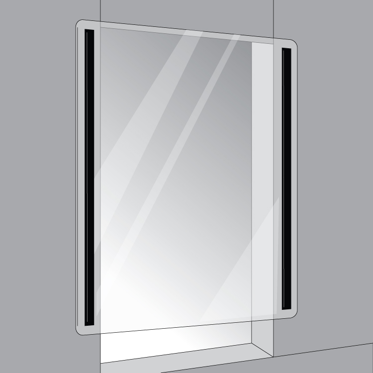 Velcro Safety Shield 32in