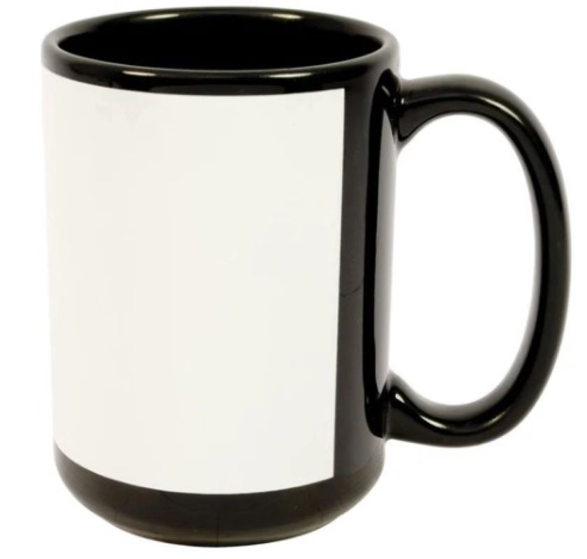 White Patch Full Color 15 Oz Ceramic Mug 3