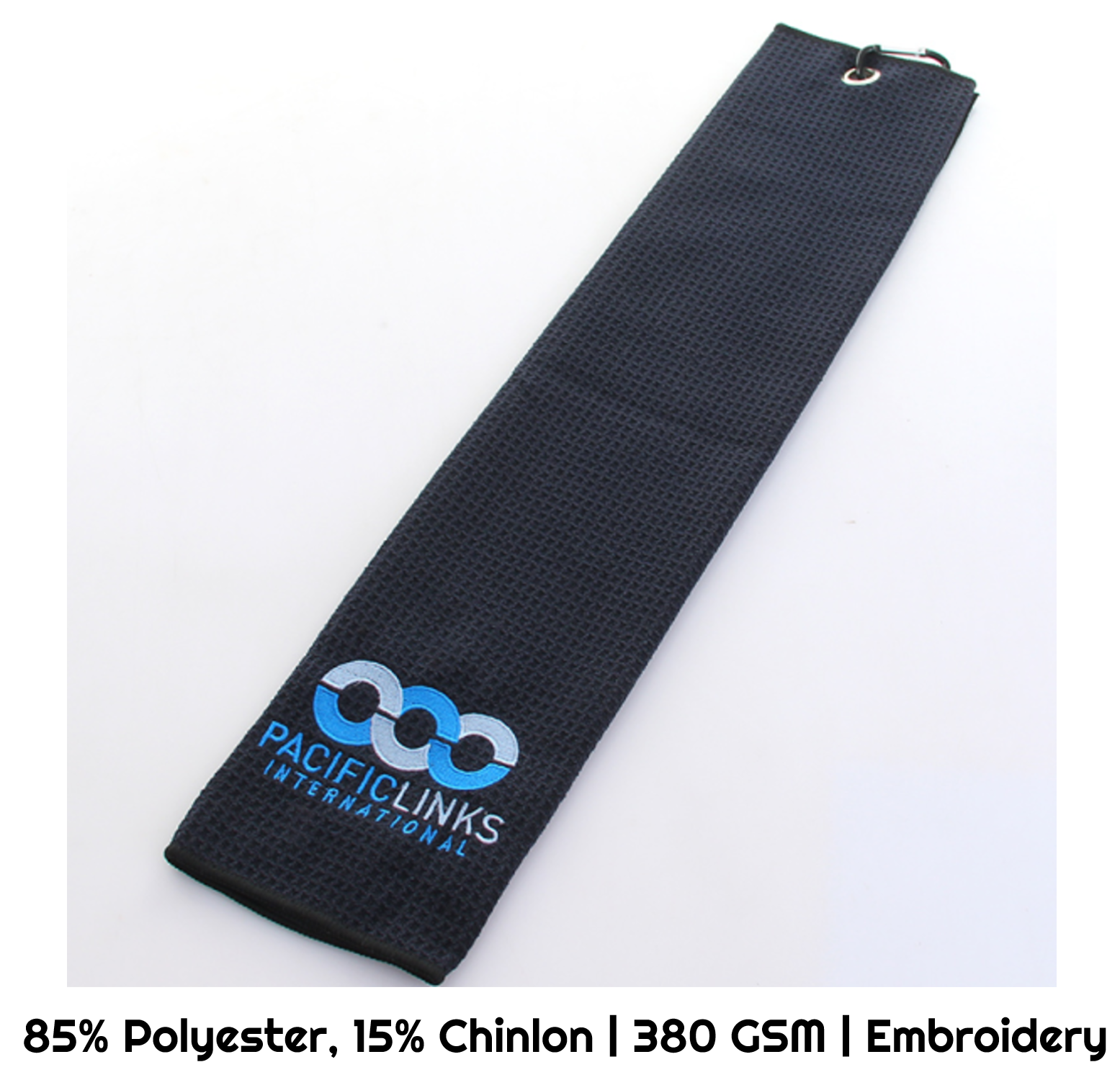 Polyblend Embroidered Golf Towel - 380 Gsm 2
