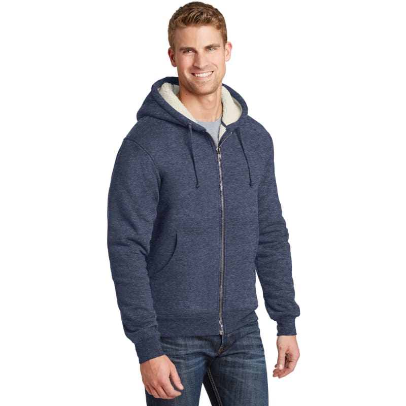 CornerStone Heavyweight Sherpa-Lined Hooded Fleece Jacket. 17