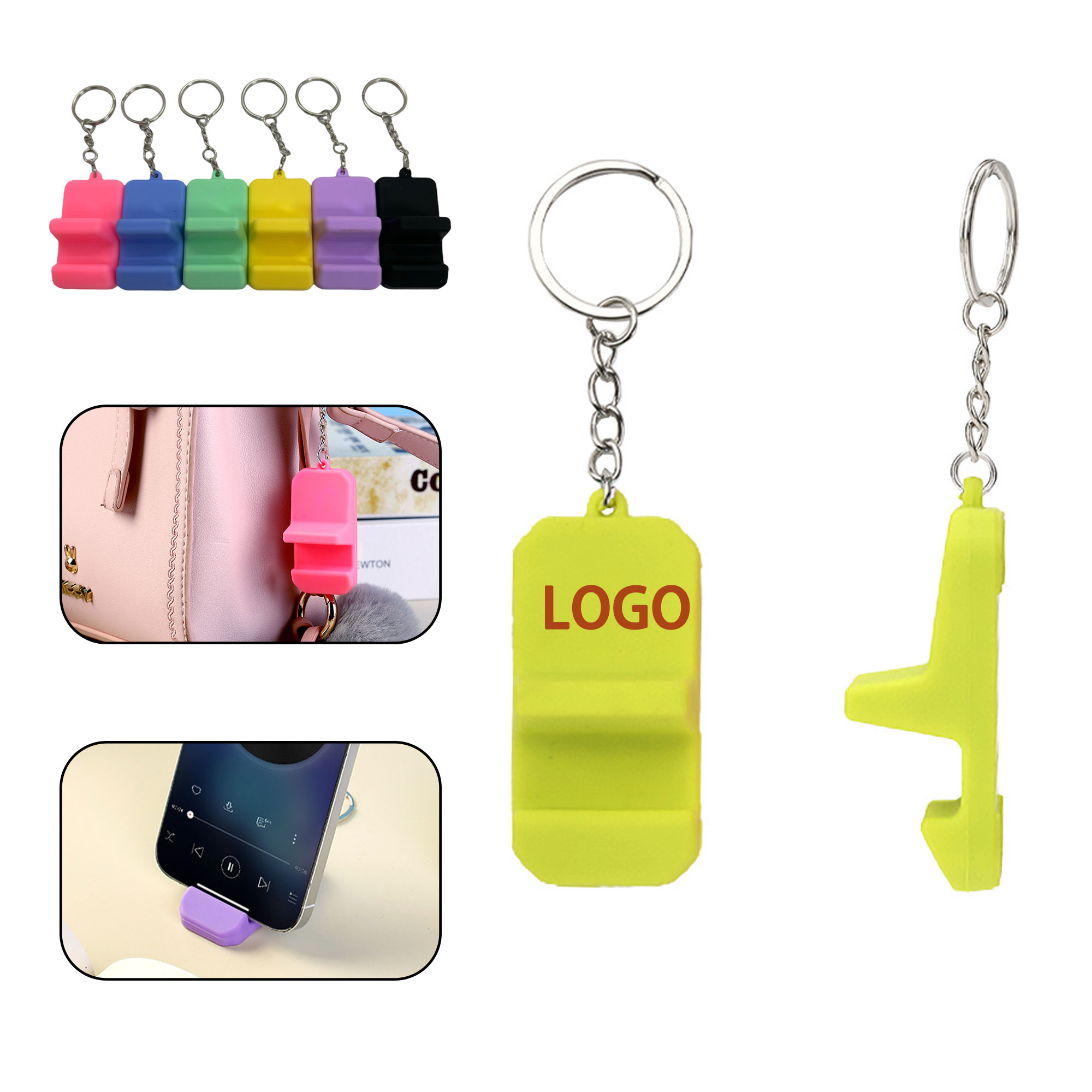 Mobile Phone Stand Keychain 13
