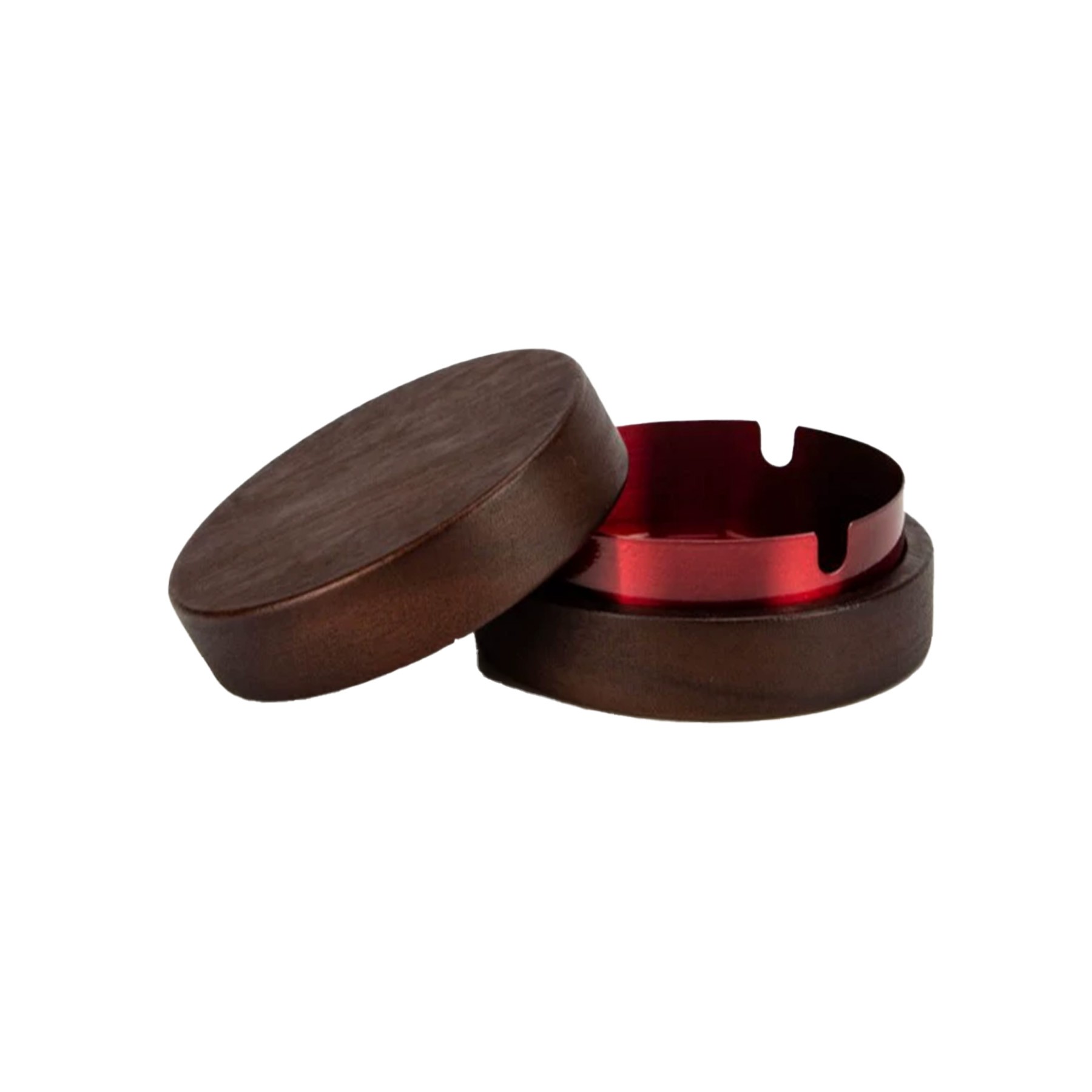 Solid Wood Stainless Steel Ashtray 5