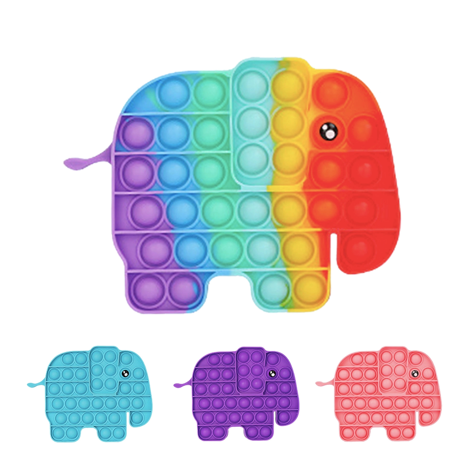 Rinbow Elephant Poper Toy 3