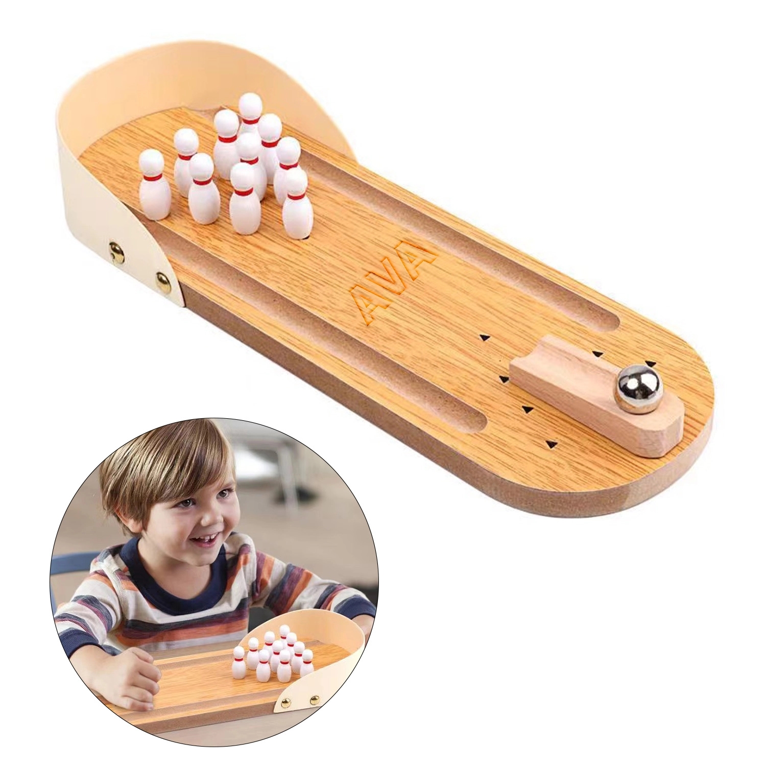 Mini Bowling Table Game 4