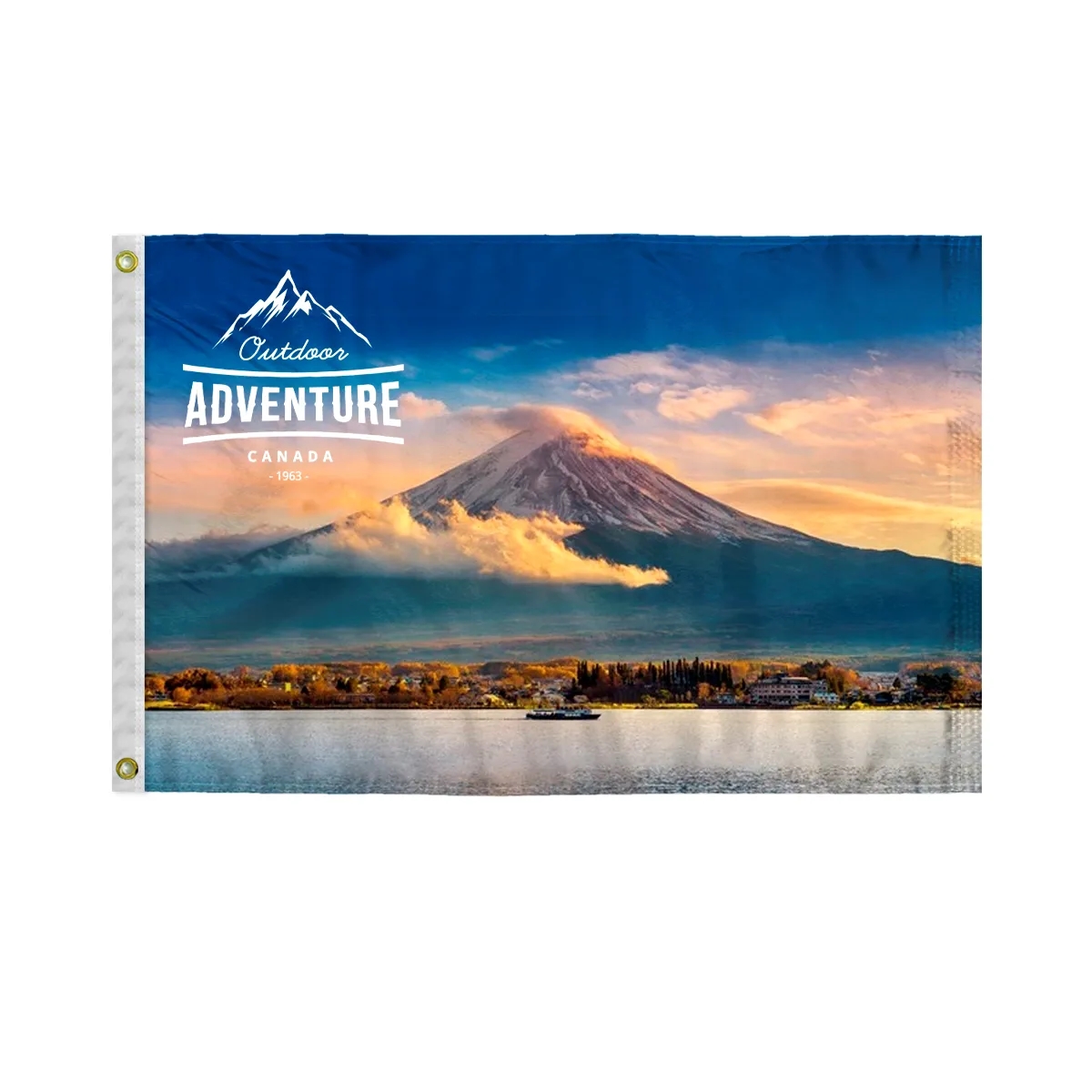 Custom Digital Print Flag 2' x 3' 2 Sided Poly 2