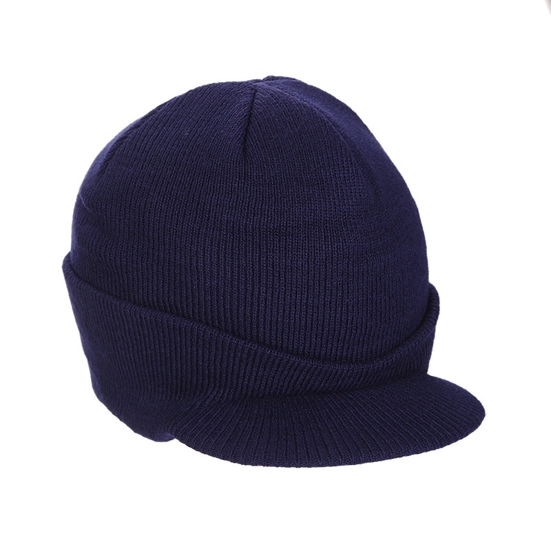 Knit Brim Beanie Cap 3