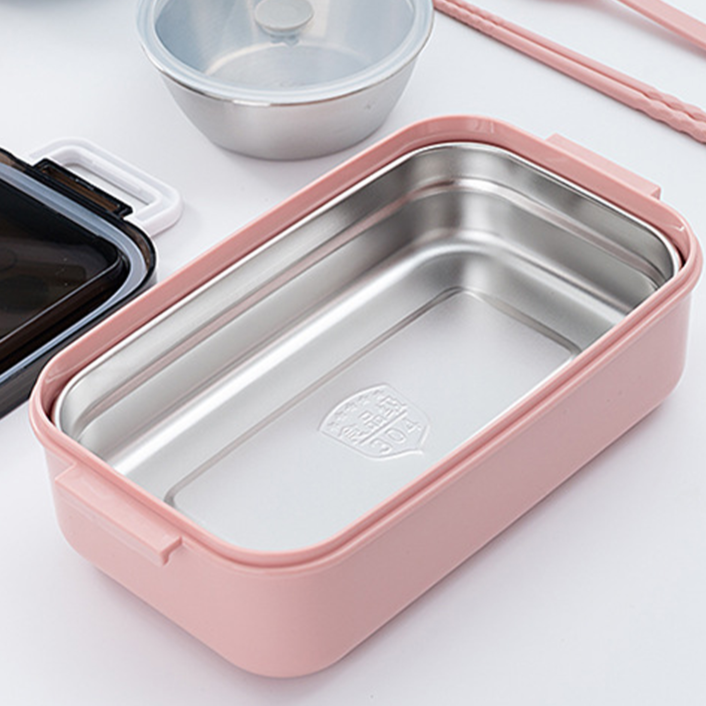 Stainless Steel Portable Sealed Lunch Box 4