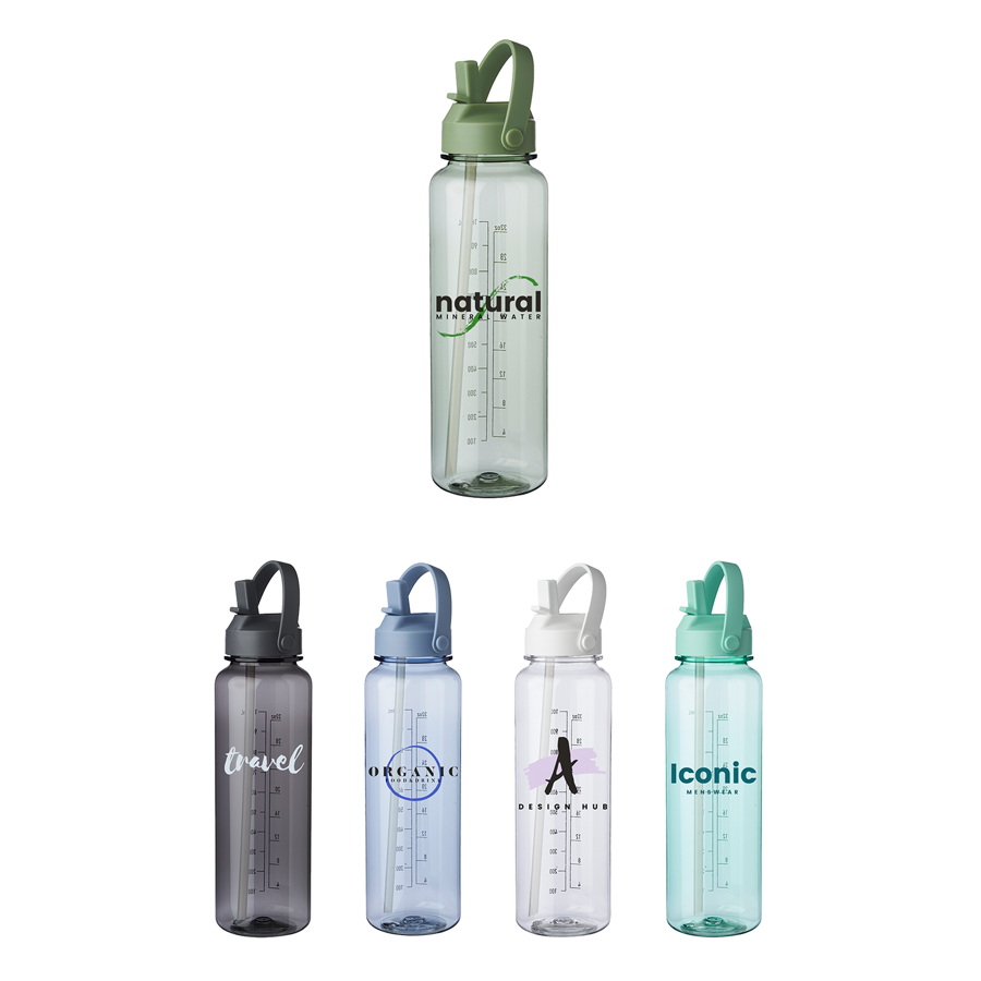 Plastic Water Bottle with Screw On Lid 40 oz. 11