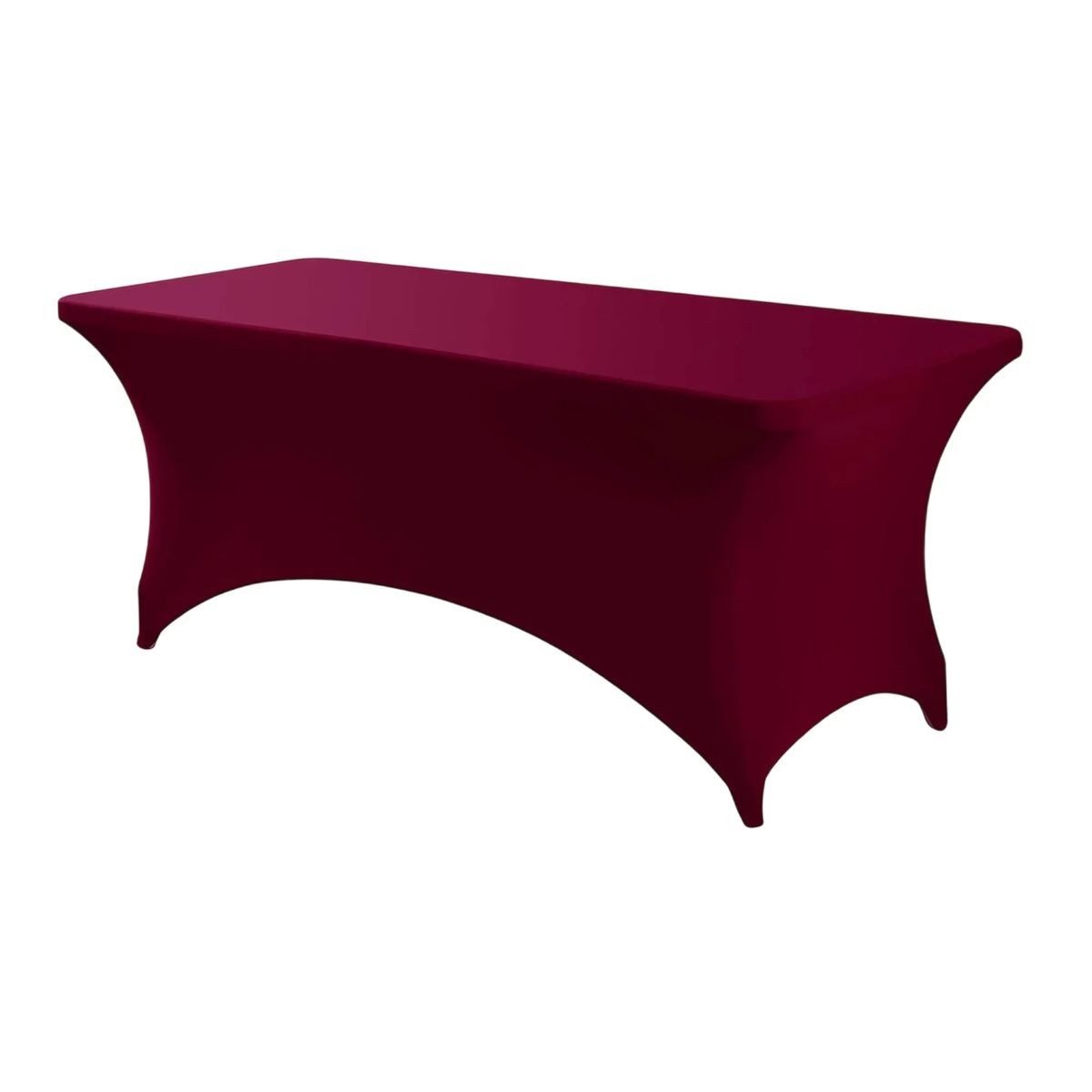 Fitted Polyester Tablecloth for Standard 6 Foot Tables 4