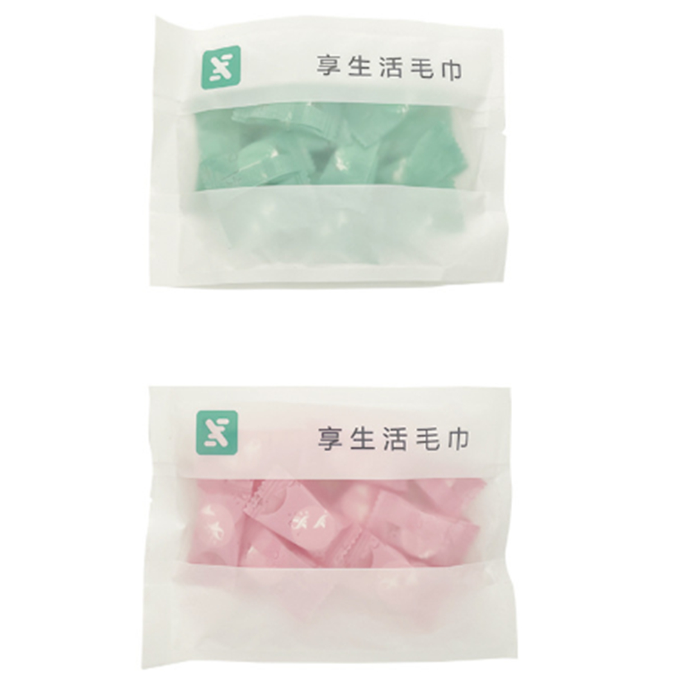 Candy Shaped Compressed Cotton Towel Pack 5