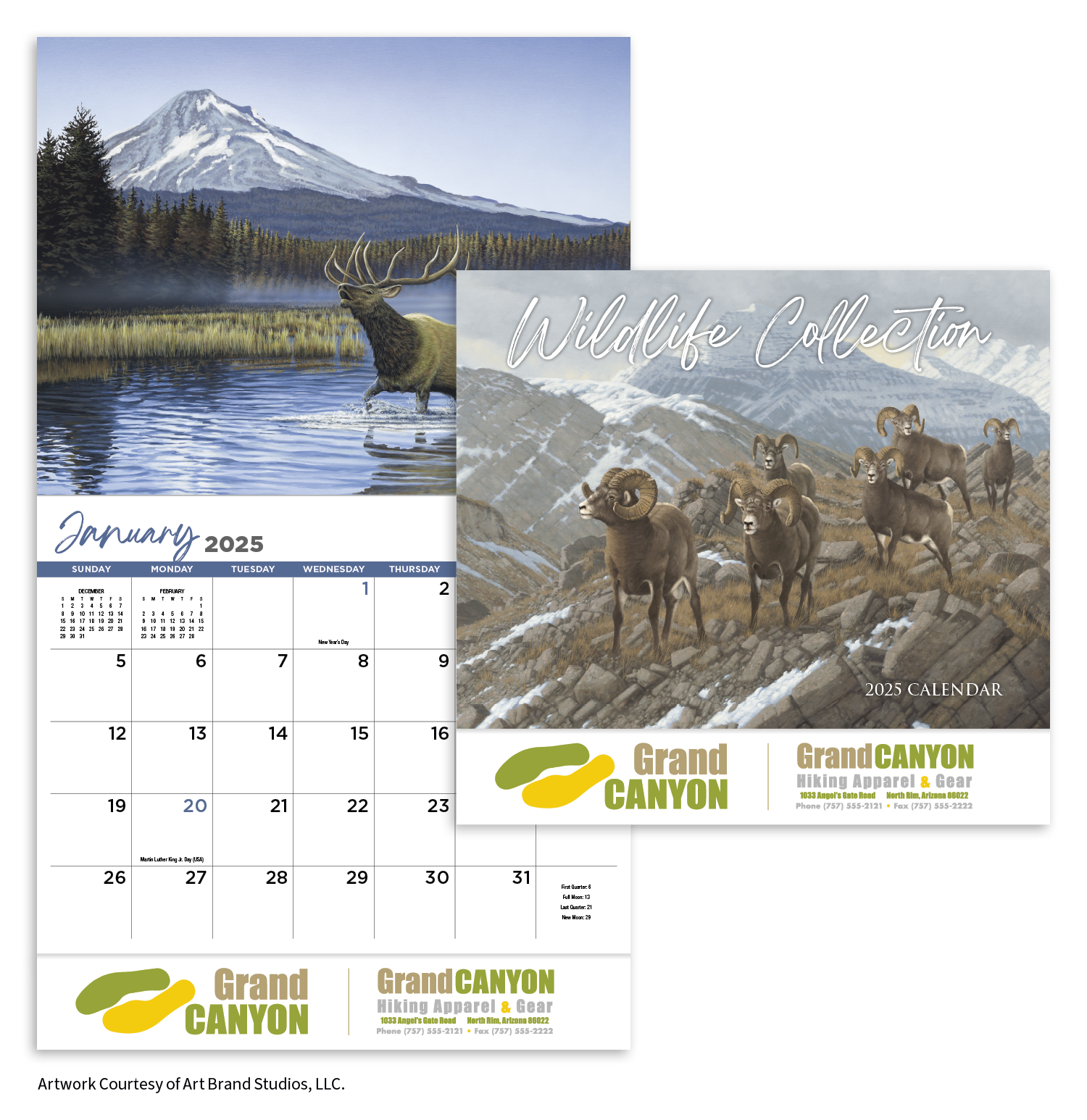 HotLine® Products Wildlife Collection Appointment Calendar - Stapled 5