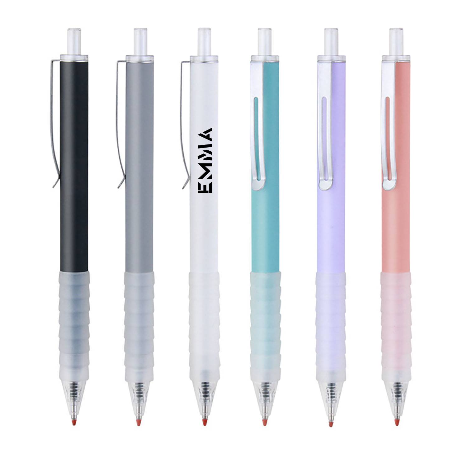 Medium Point Ballpoint Pens with Super Soft Grip 10