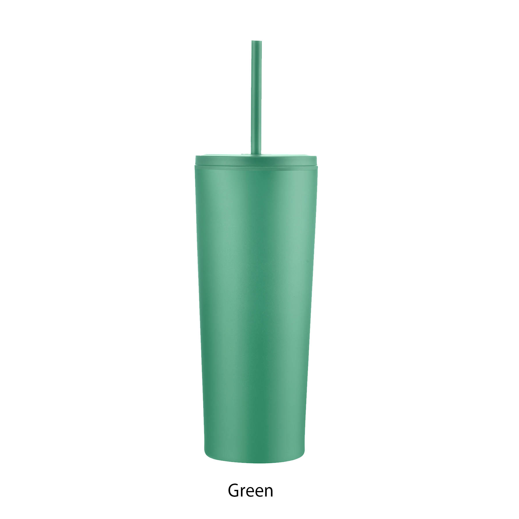 24 oz. Straw Double Wall Tumbler w/Leak Proof Lid 5