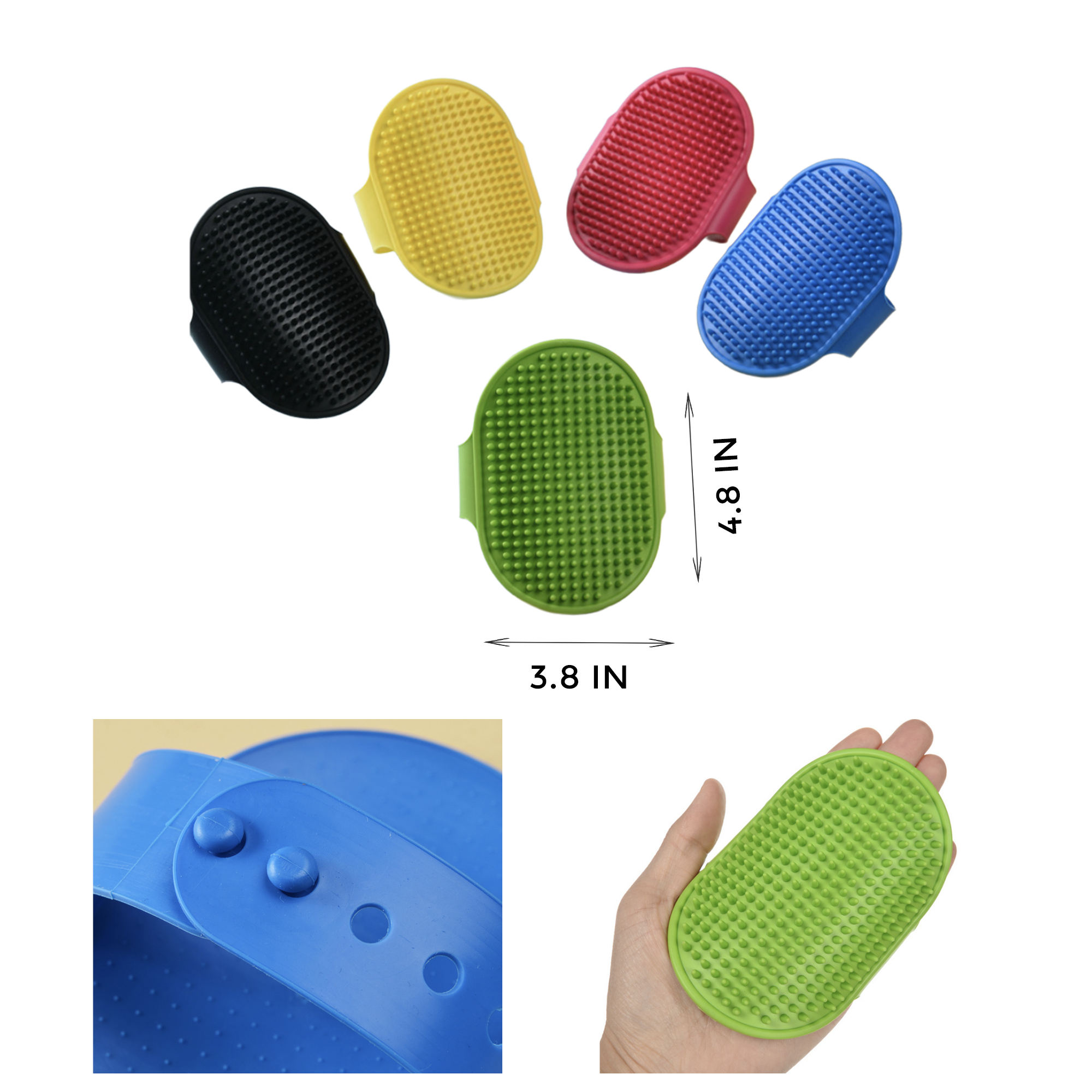 MOQ 10 PCS Effective Pet Bath Brush 2