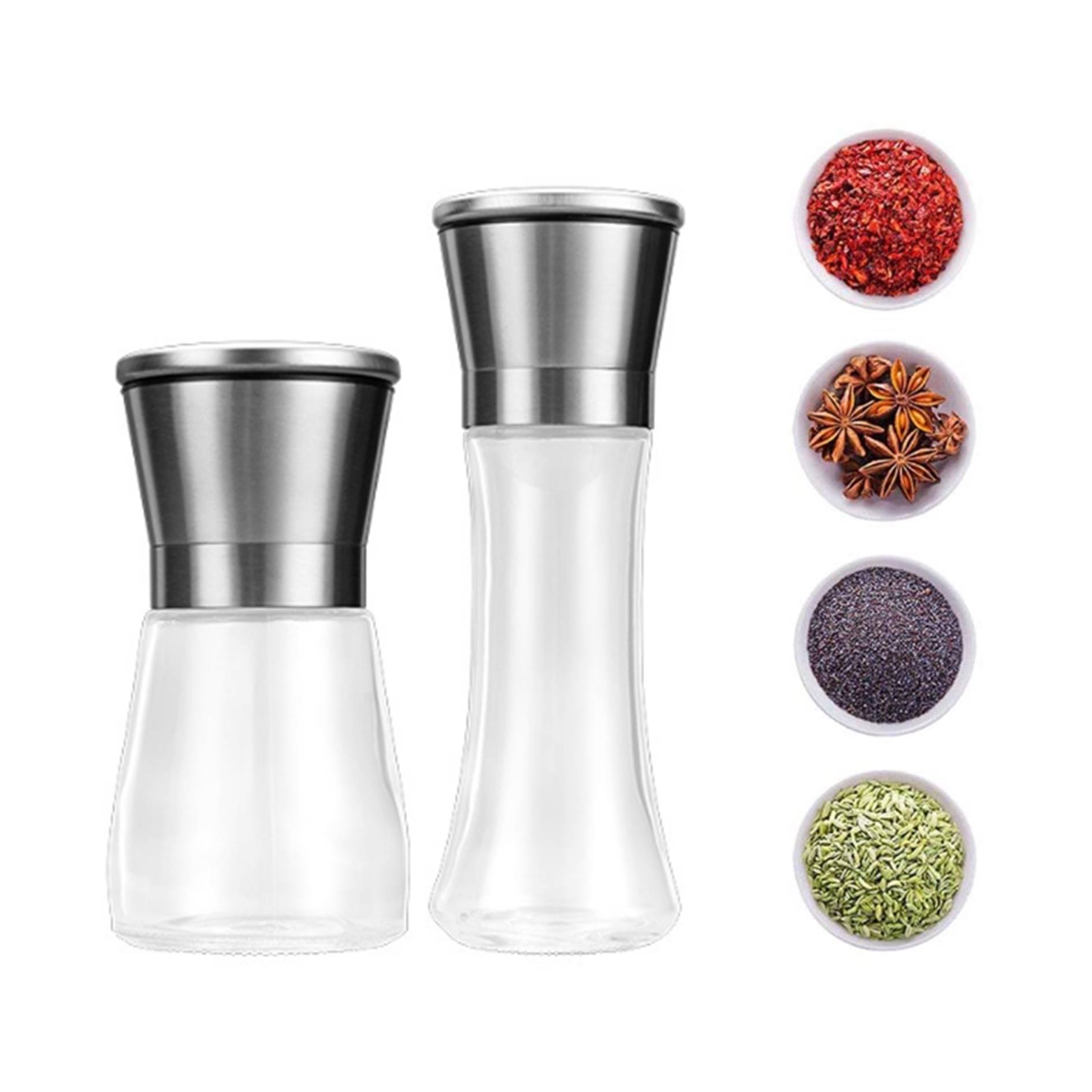 Stainless Steel Pepper Mill 4