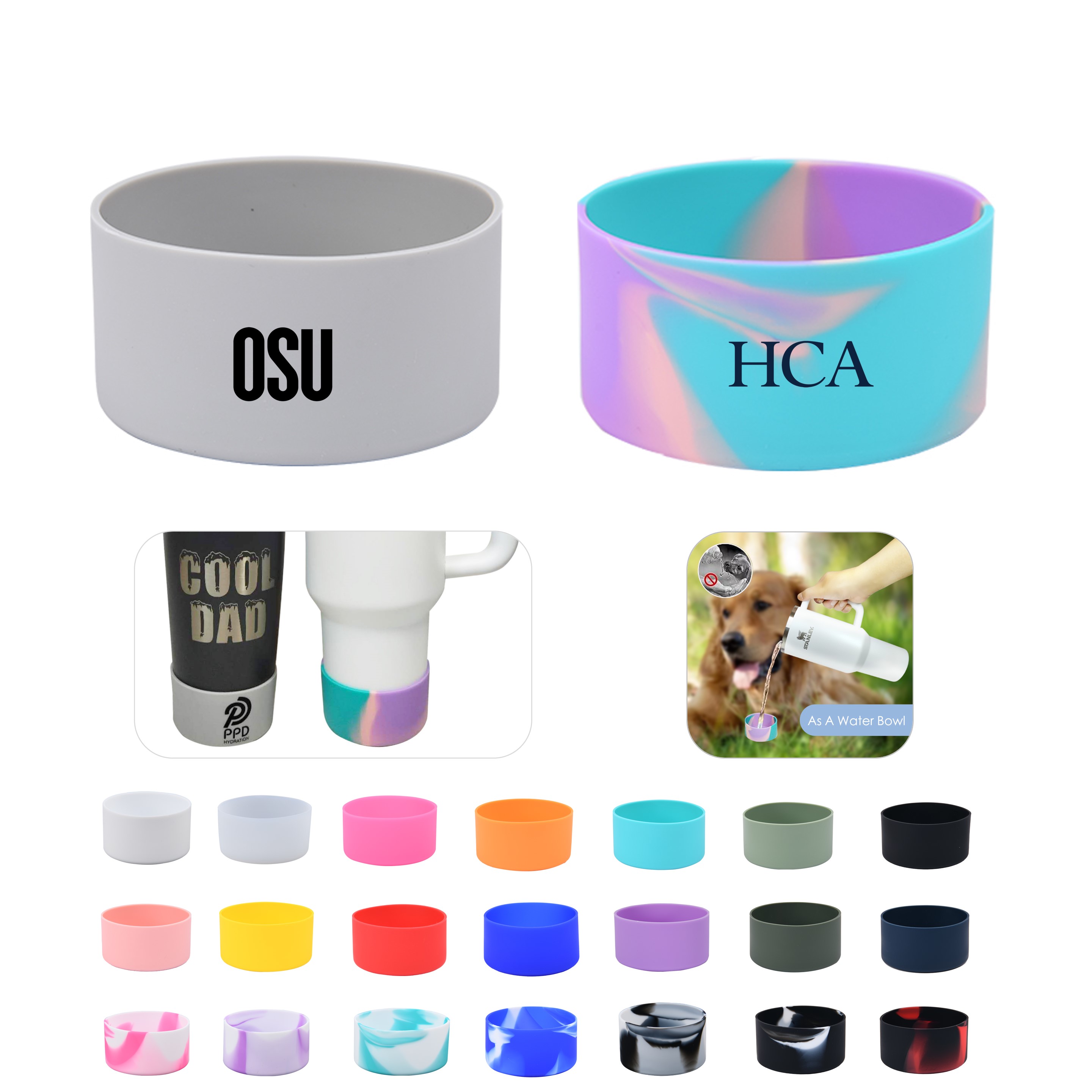 Silicone Water Bottle Boot 12