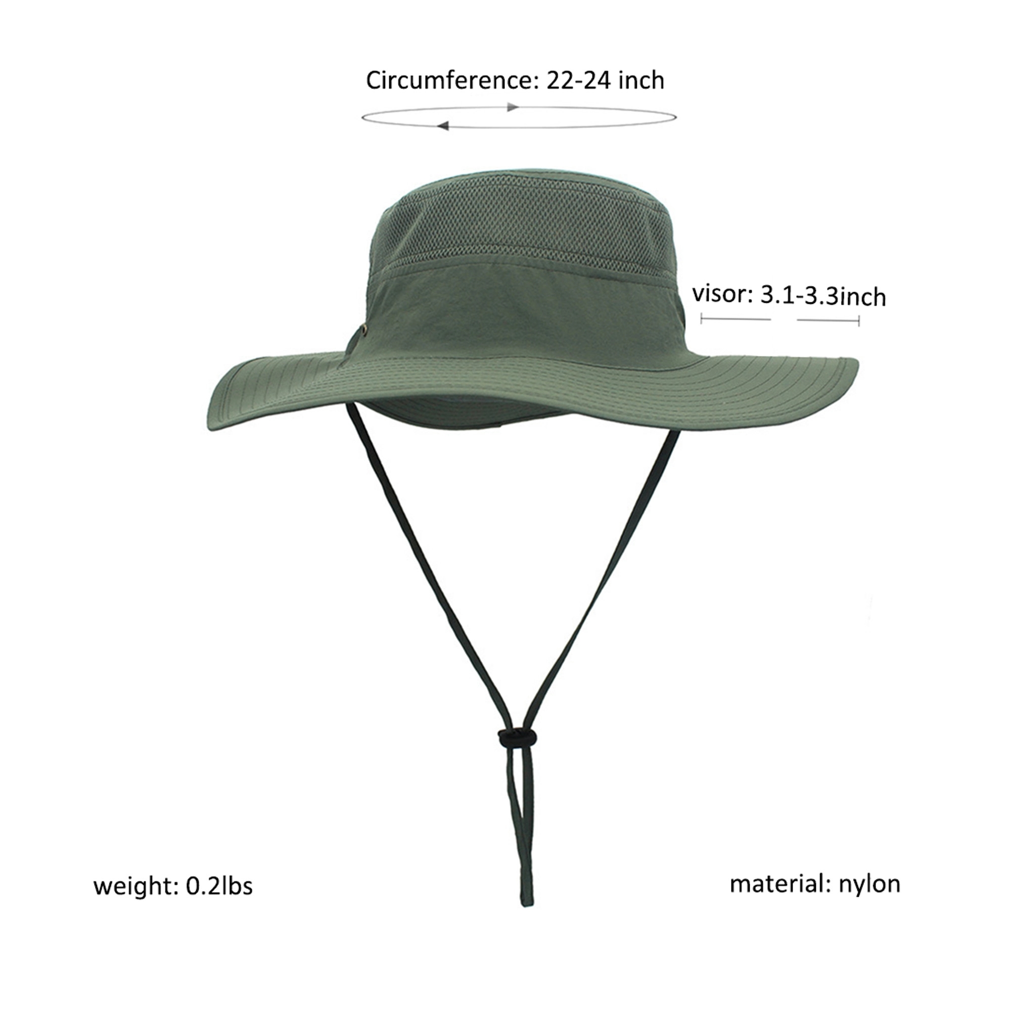 Wide Brim Mesh Bucket Hat MOQ50pcs 3