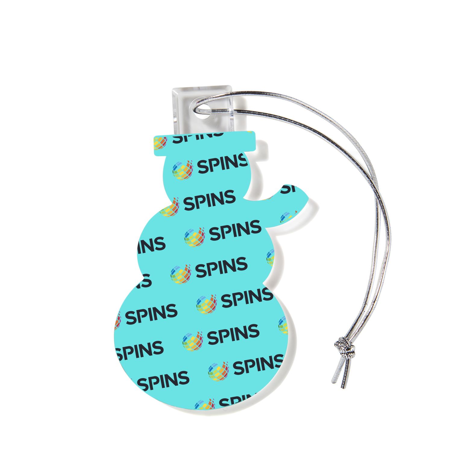 Snowman Shaped USA Made Acrylic Ornament 7