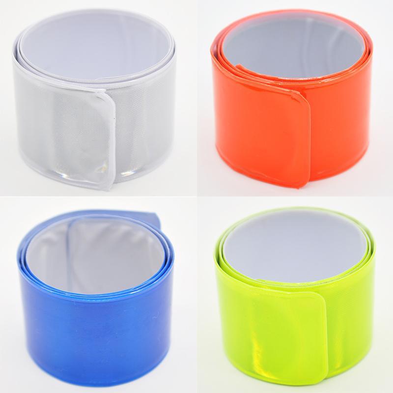 Colorful PVC Reflective Slap Bracelet 4