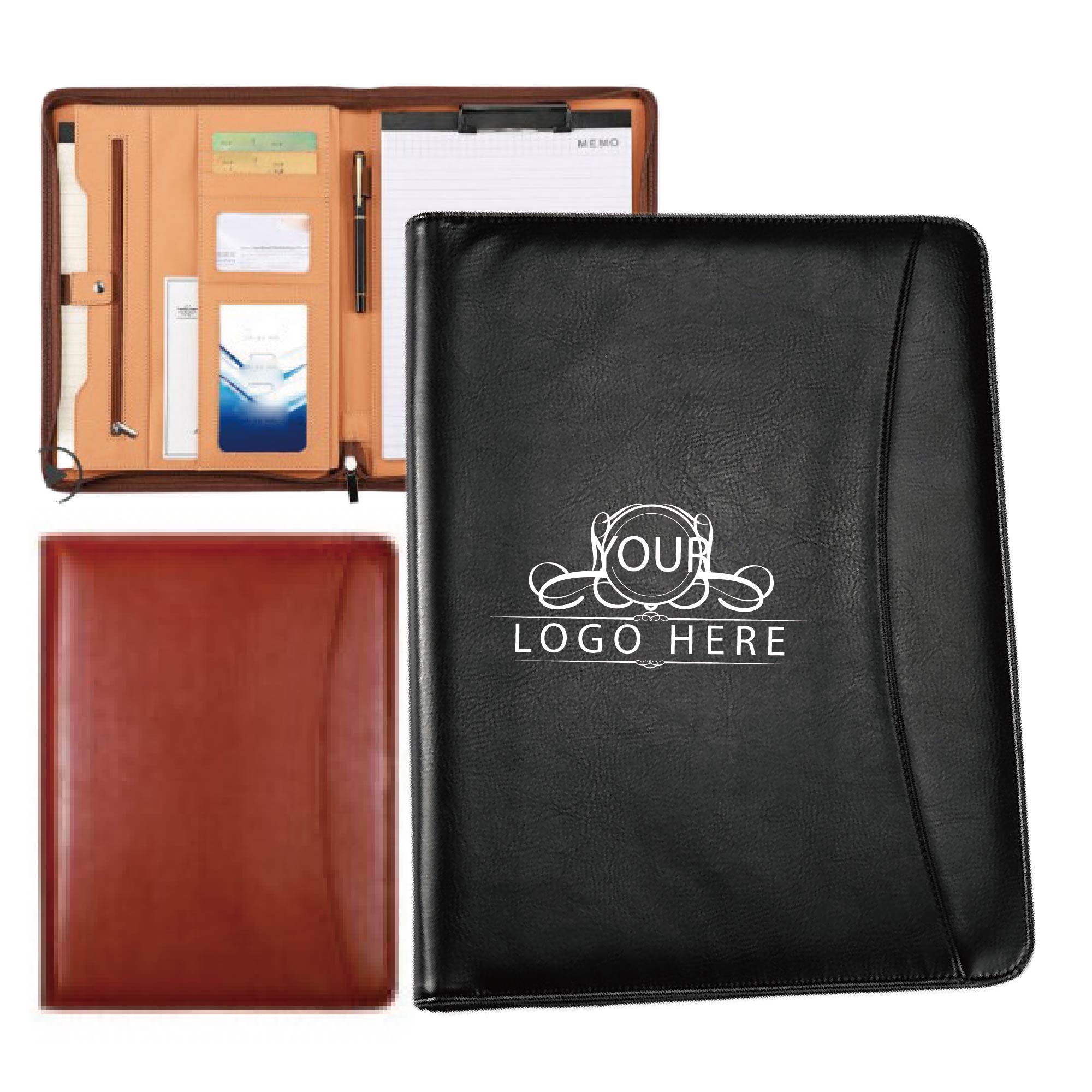 A4 Corporate Zippered Portfolios 4