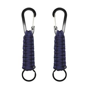Durable Handmade Paracord Emergency Rope With Carabiner 16