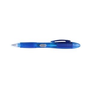 Translucent Barrel Pen With Highlighter 24