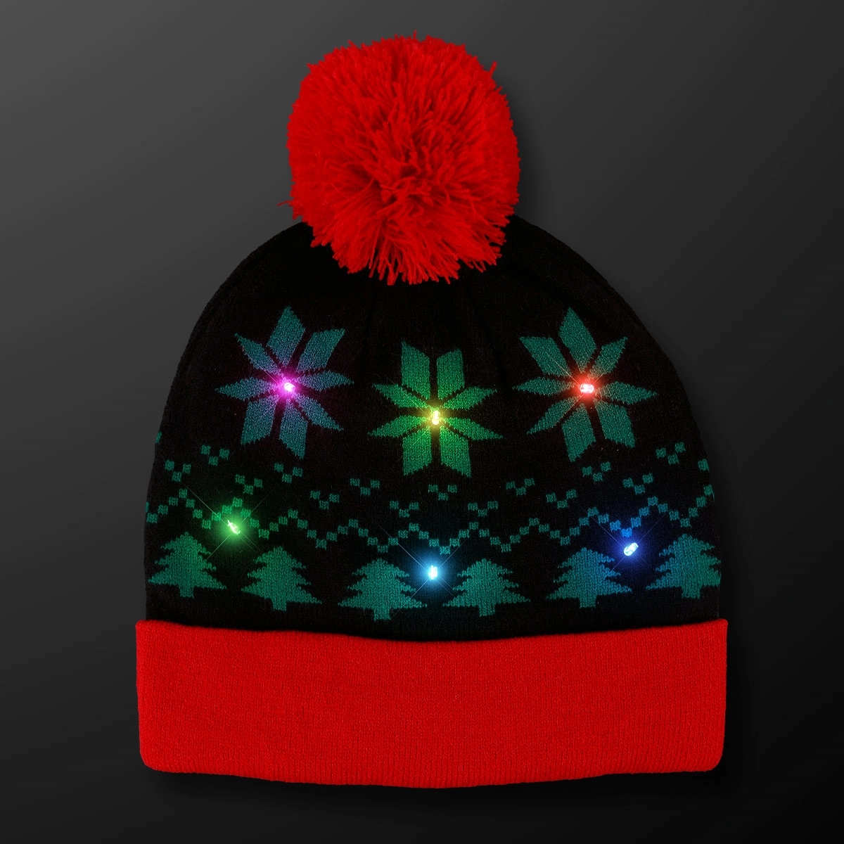 Light Up Christmas Beanie Hat 2