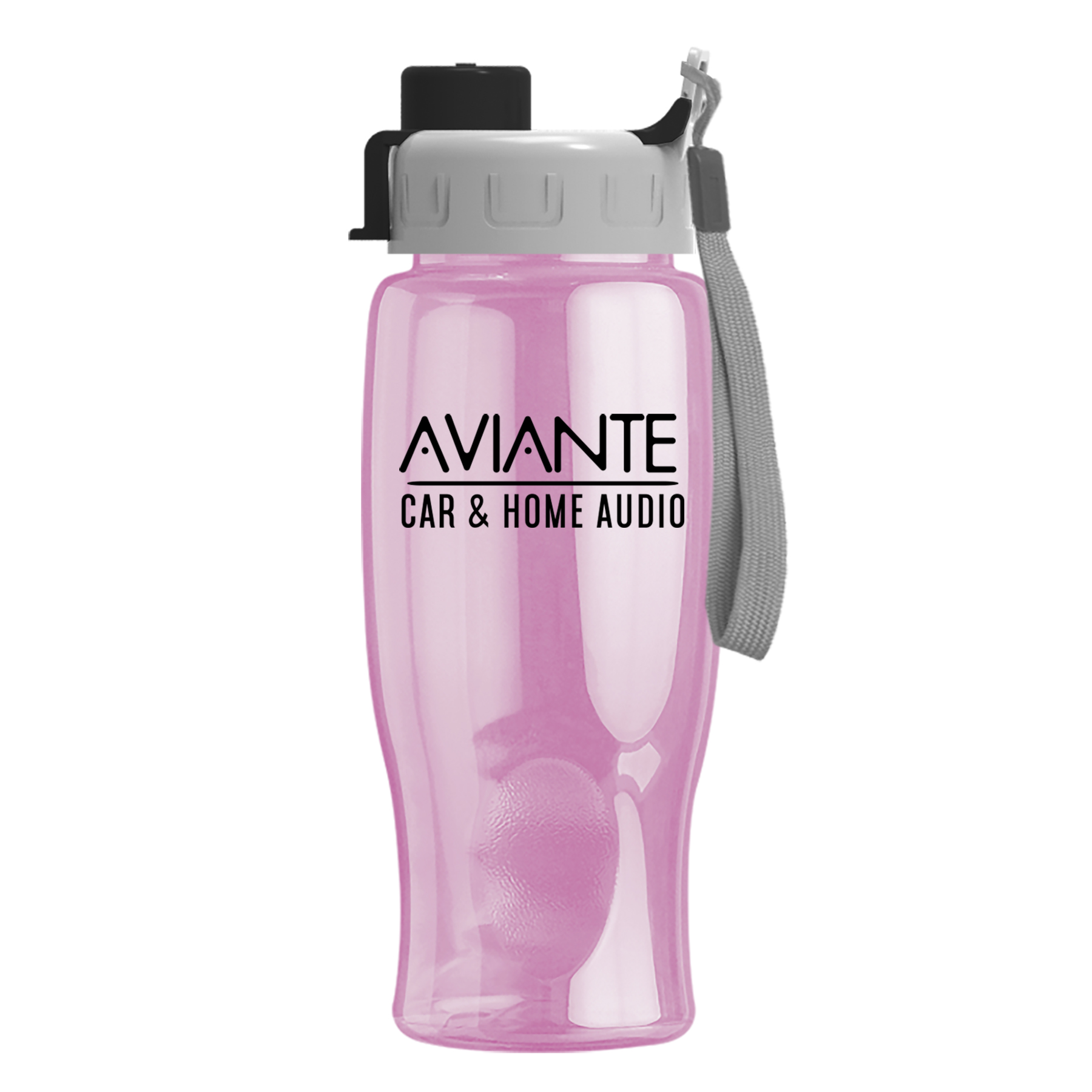 Poly-pure - 27 oz. Transparent Bottle with Quick Snap 7