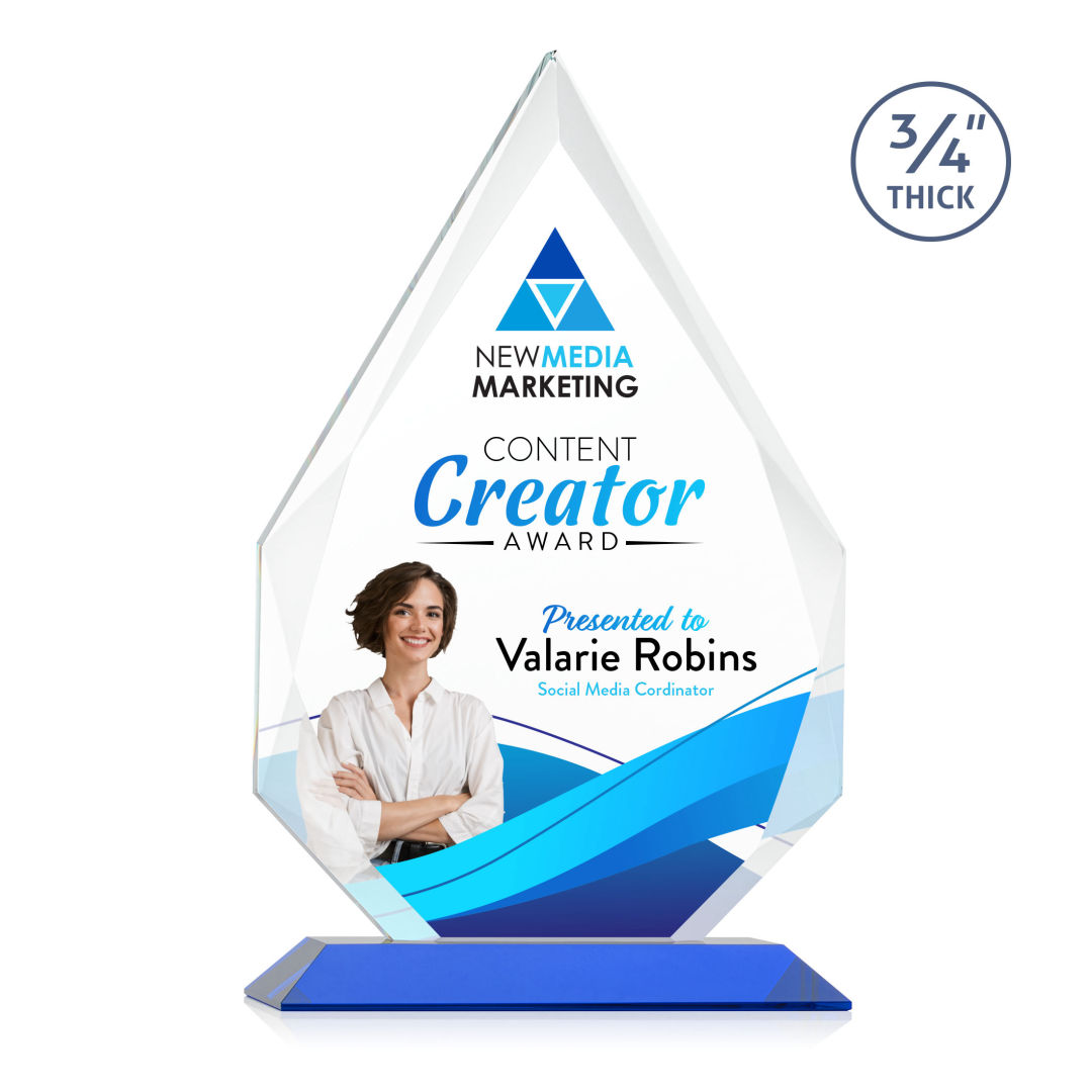 Hawthorne VividPrint™ Award - Blue 4