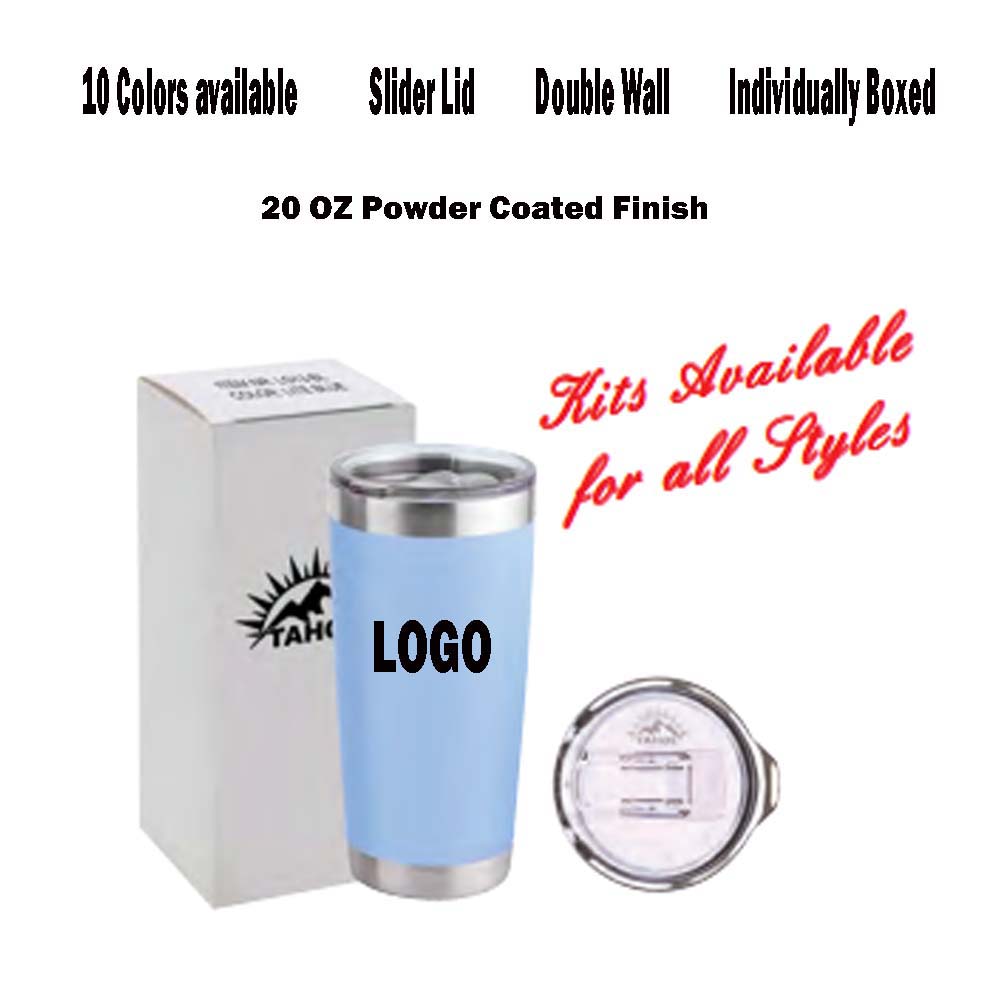 20 oz. Stainless Steel Laserable Double Wall Tumbler Bottle 1