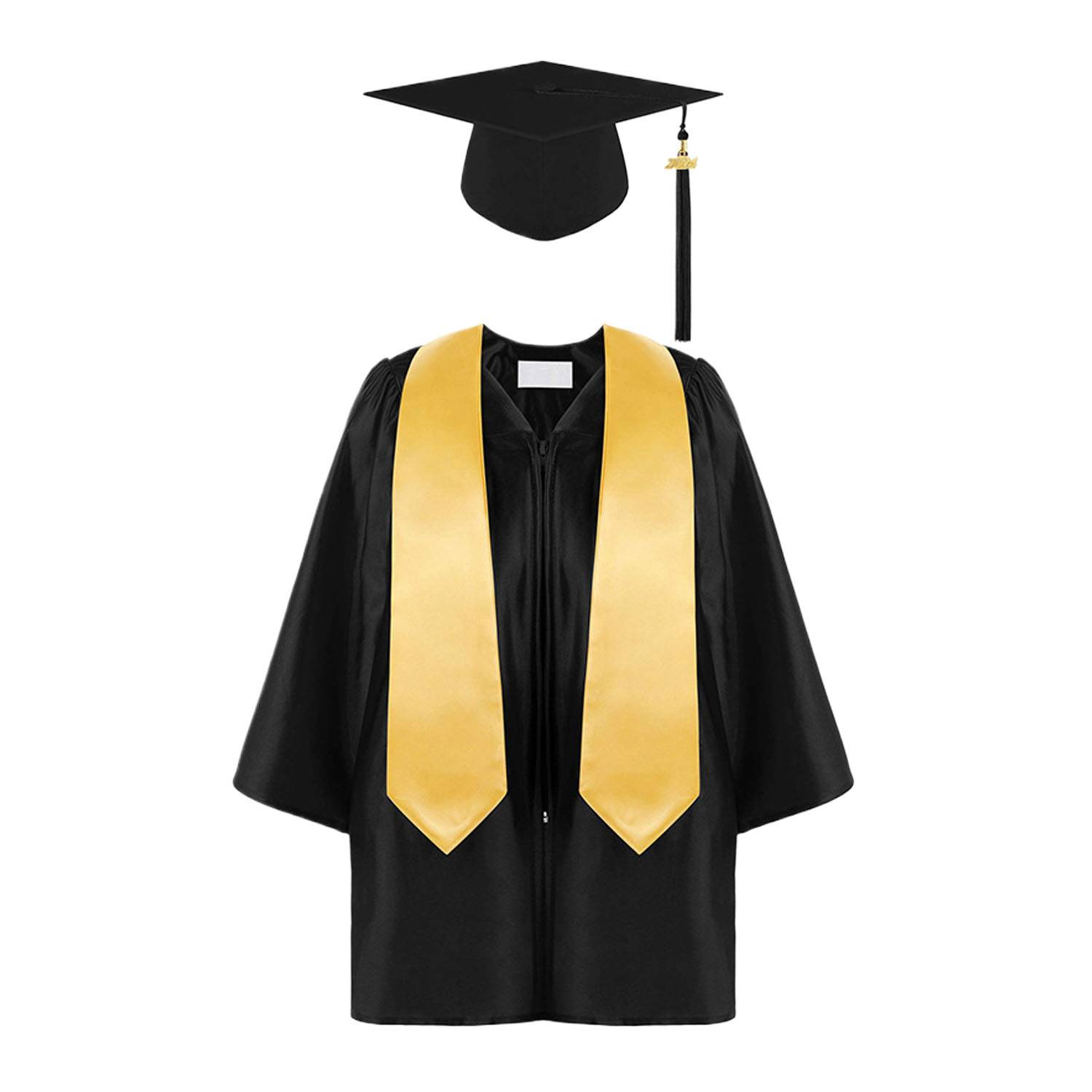 Unisex Classic Polyester Graduation Gown Cap Tassel Set 2