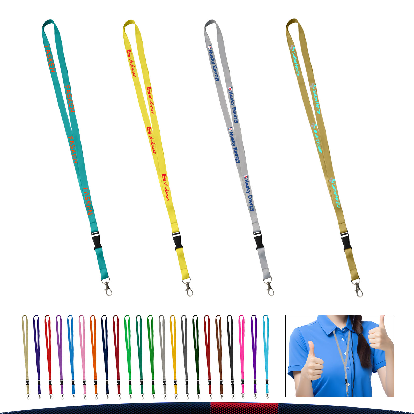 Glank Dye Sublimation Lanyard 8