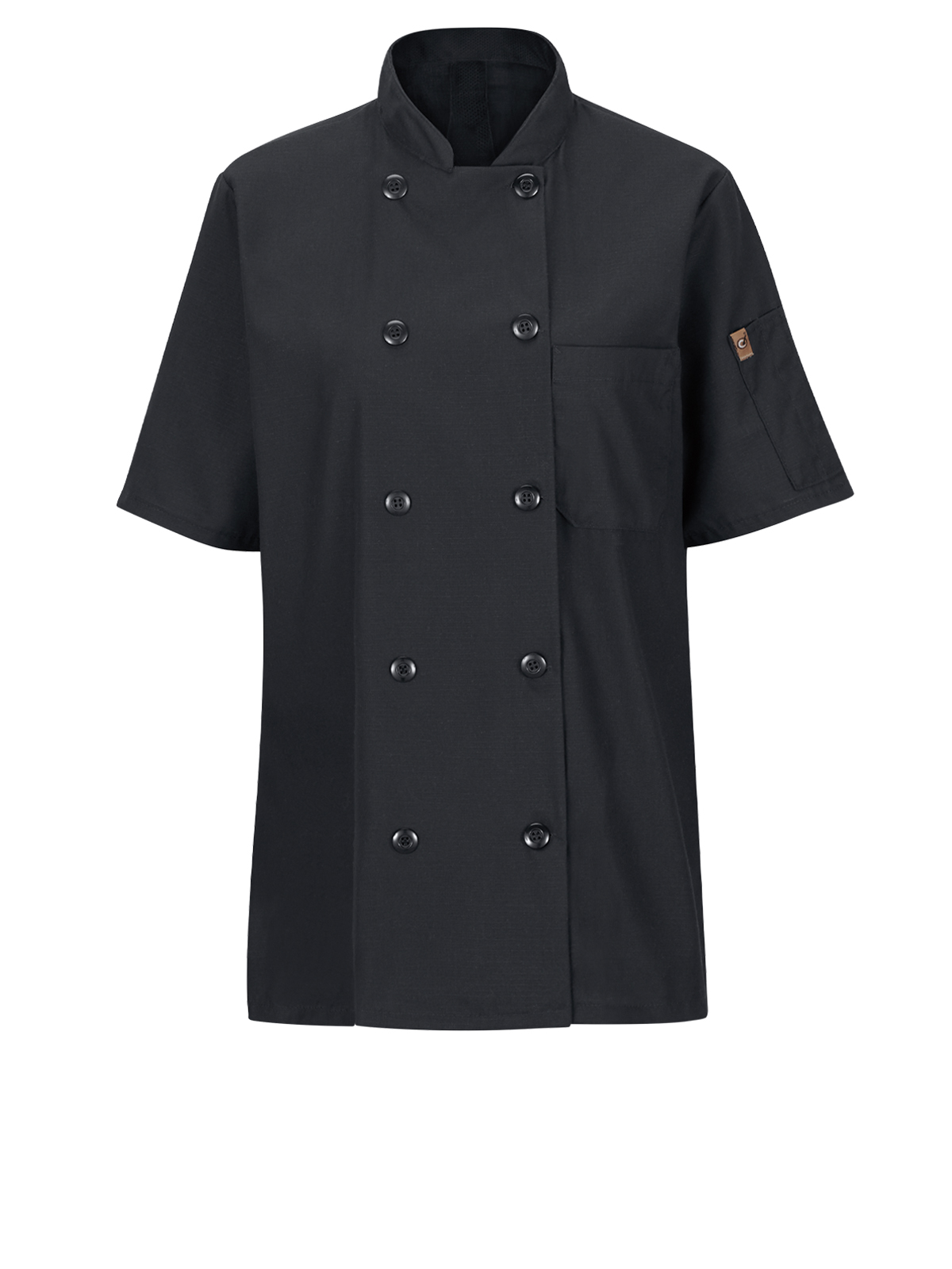 Red Kap Culinary - Women's Short Sleeve 28.5" Chef Coat with OilBlok + MIMIX™ 1