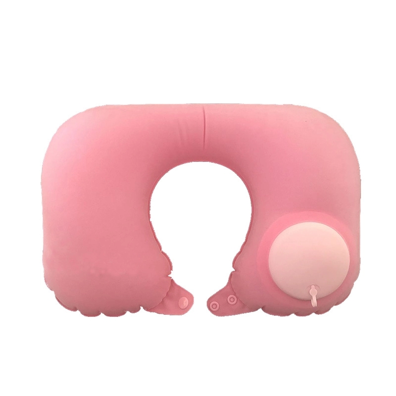 Press Inflatable Neck Travel Pillow 2